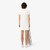 French Made Badge Accent Ribbed Dress image number 2
