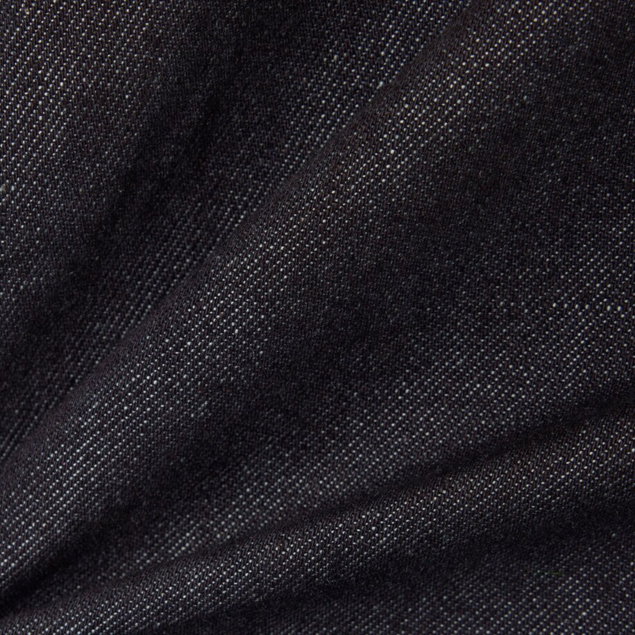 Oversized Zipped Denim Jacket image number 3