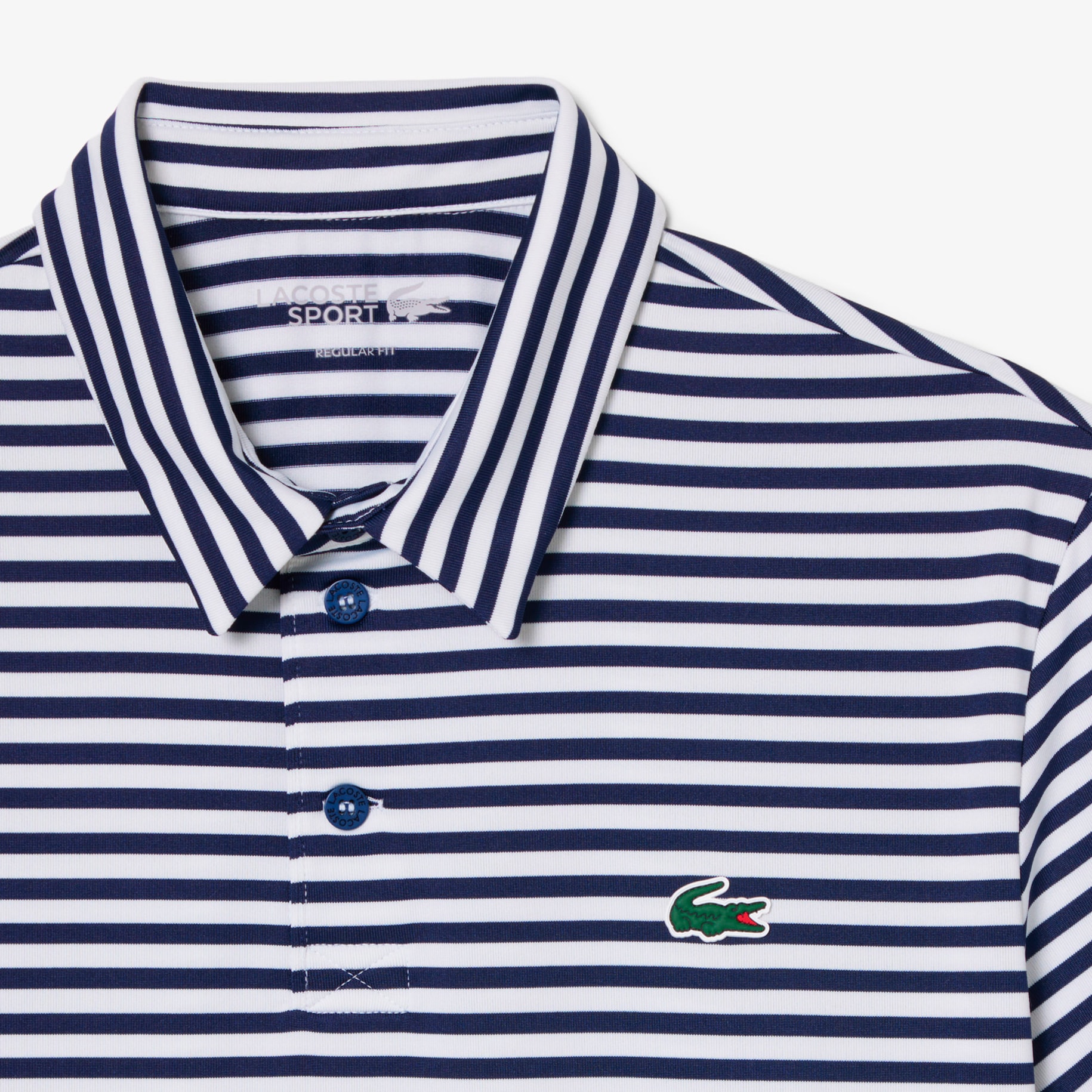 Regular Fit Ultra Dry Striped Golf Polo Shirt image number 4