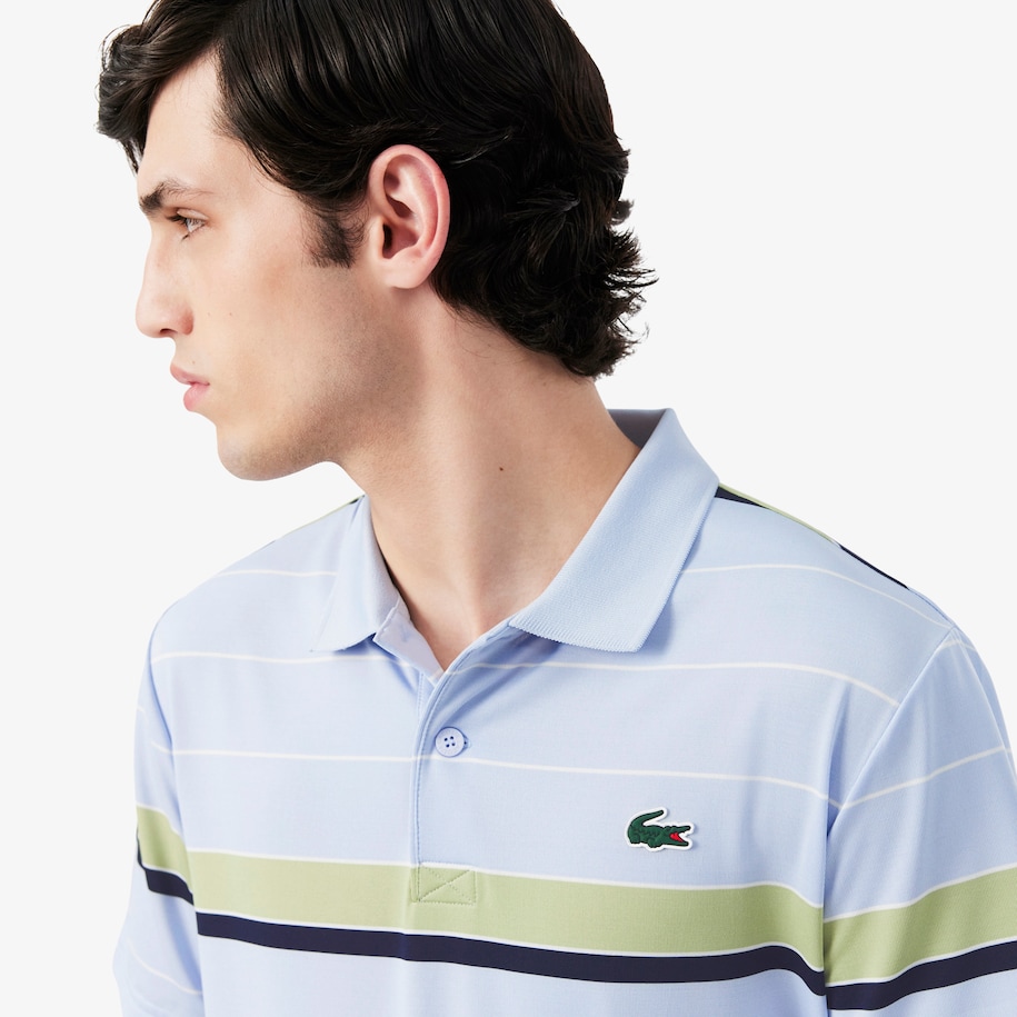 Regular Fit Ultra Dry Striped Golf Polo Shirt image number 1