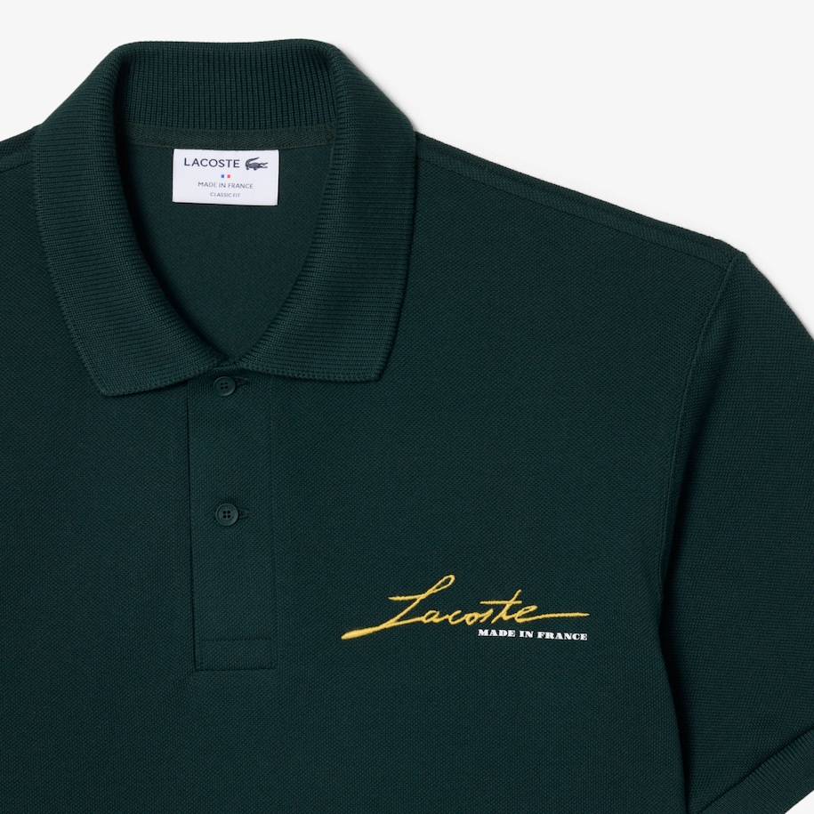 Classic Fit French Made Piqu&eacute; Polo Shirt image number 4