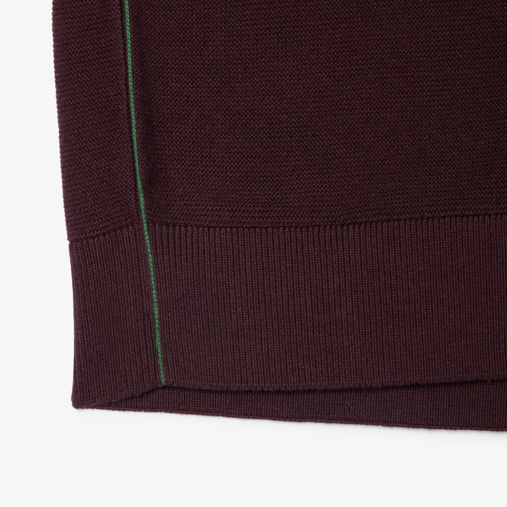 Cotton and Wool Blend Moss Stitch Cardigan image number 5
