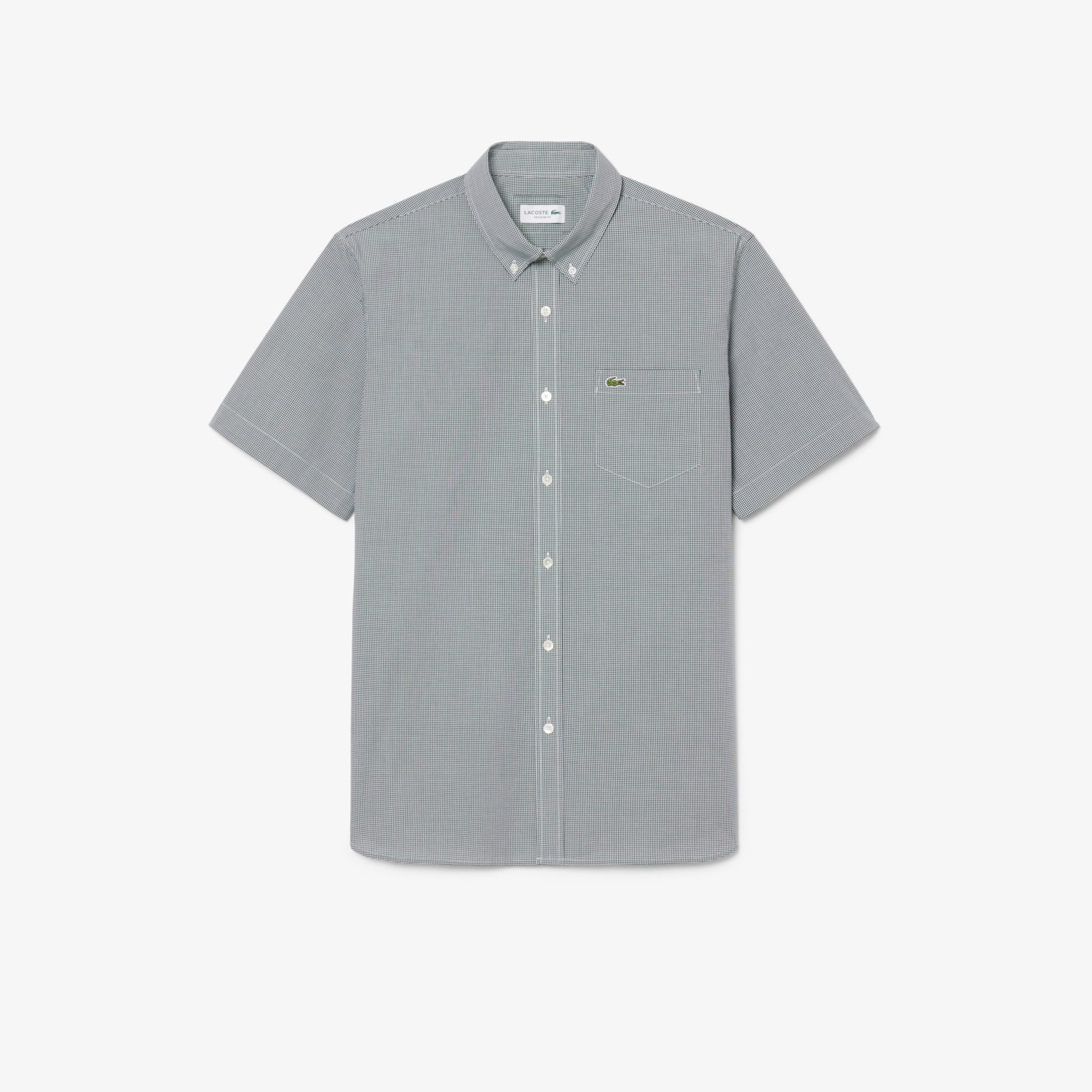 Regular Fit Short Sleeved Gingham Shirt image number 3