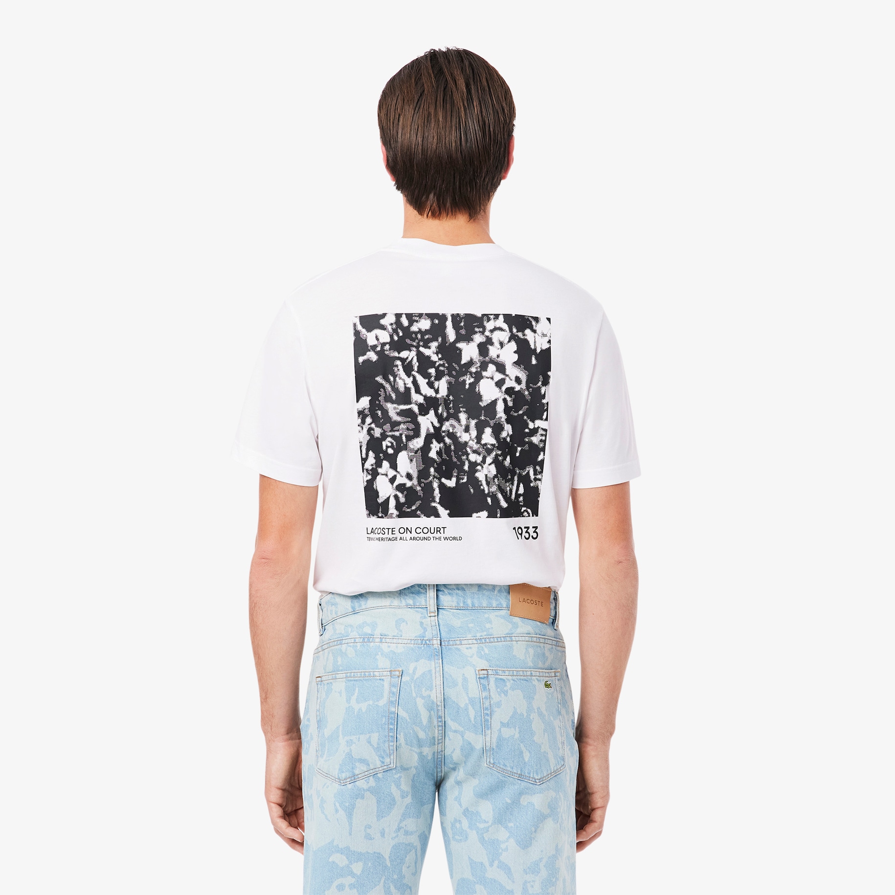 Print Motif Jersey T-shirt image number 2