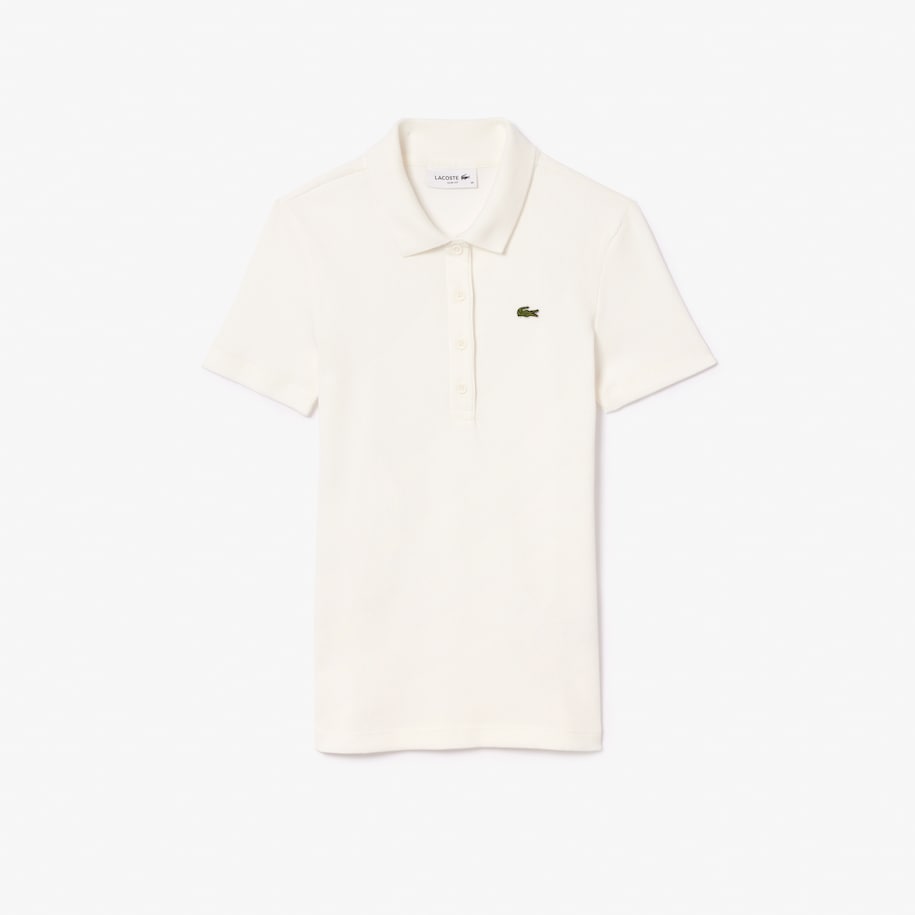 Slim Fit L.12.D Ribbed Cotton Polo Shirt image number 3