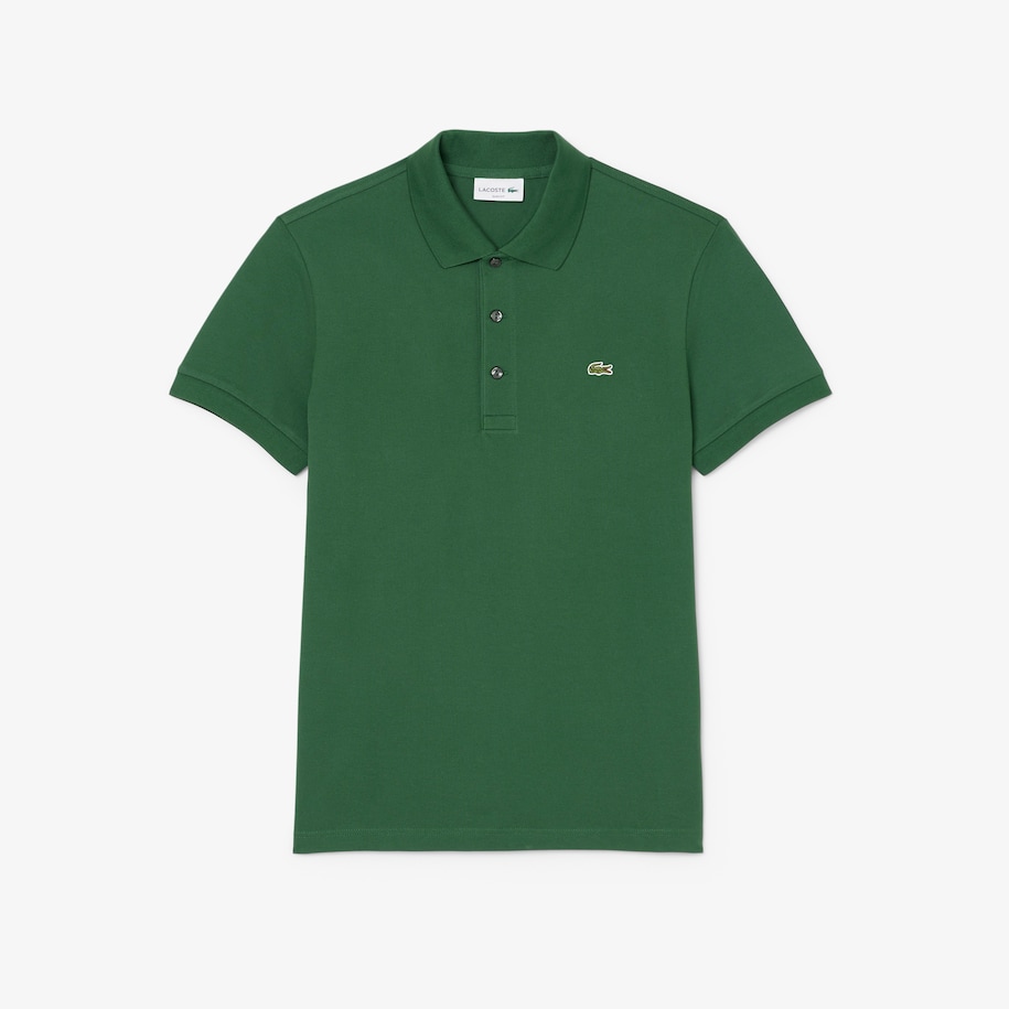 Slim Fit Stretch Piqué Polo Shirt image number 3