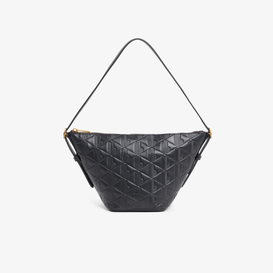 Small Maheki Embossed Leather Hobo Bag image number 0