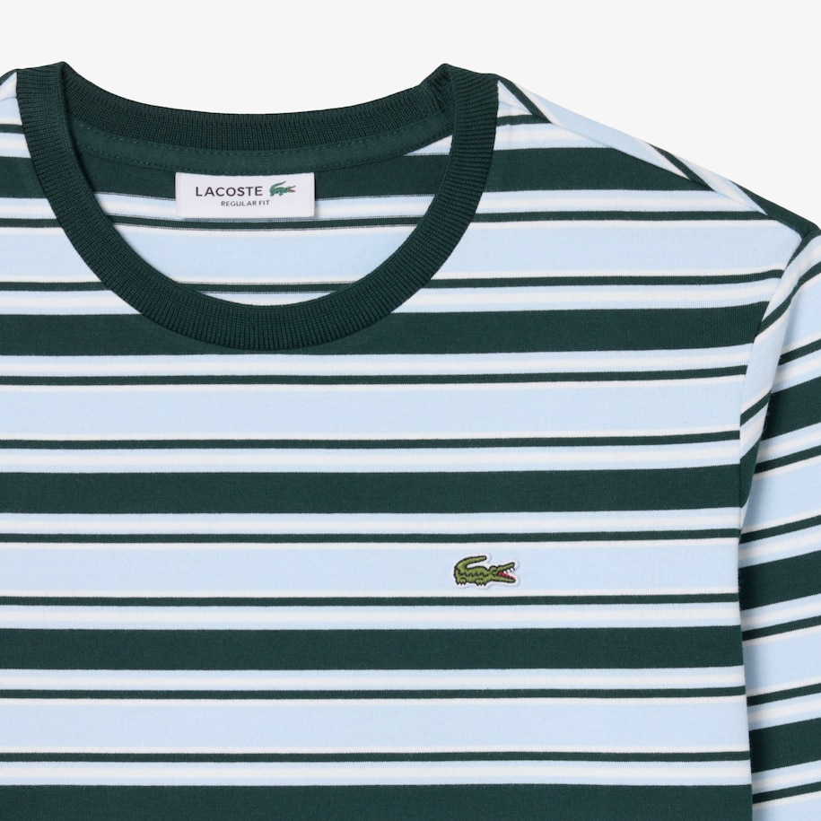 Long Sleeved Striped Jersey T-shirt image number 4