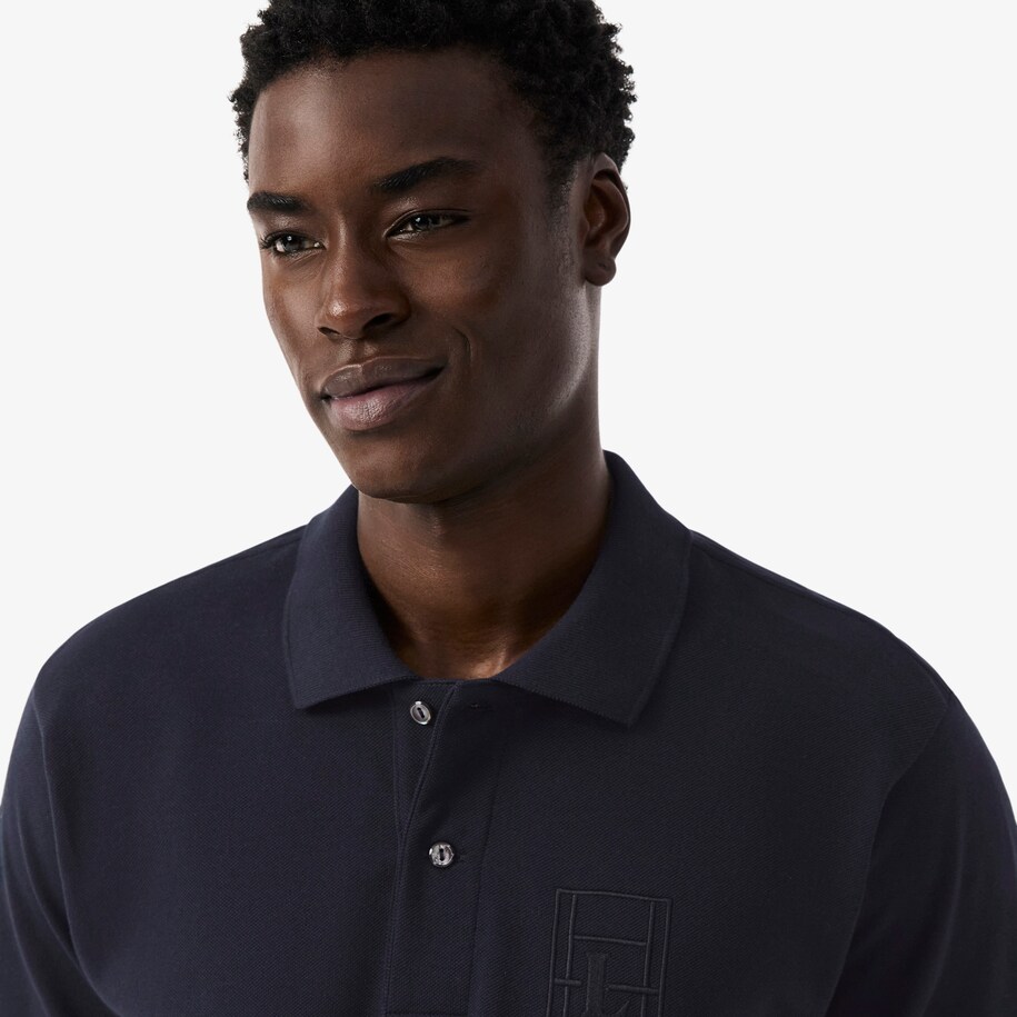 Classic Fit Embroidery Detail Petit Piqu&eacute; Polo Shirt image number 1