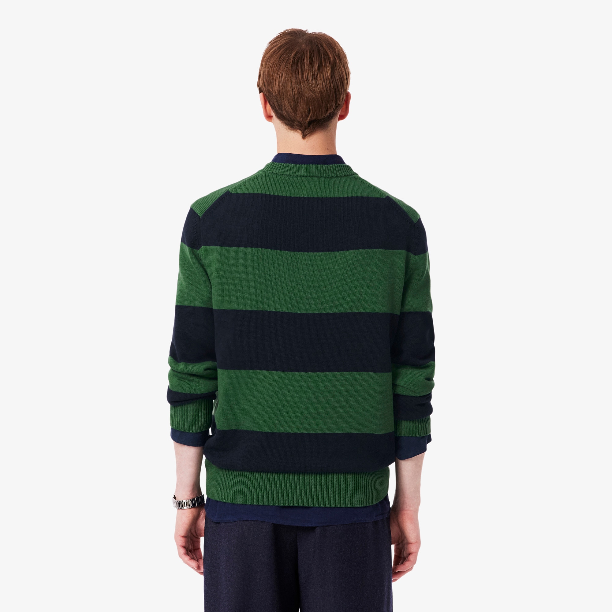 Striped Cotton Jersey Sweater image number 2