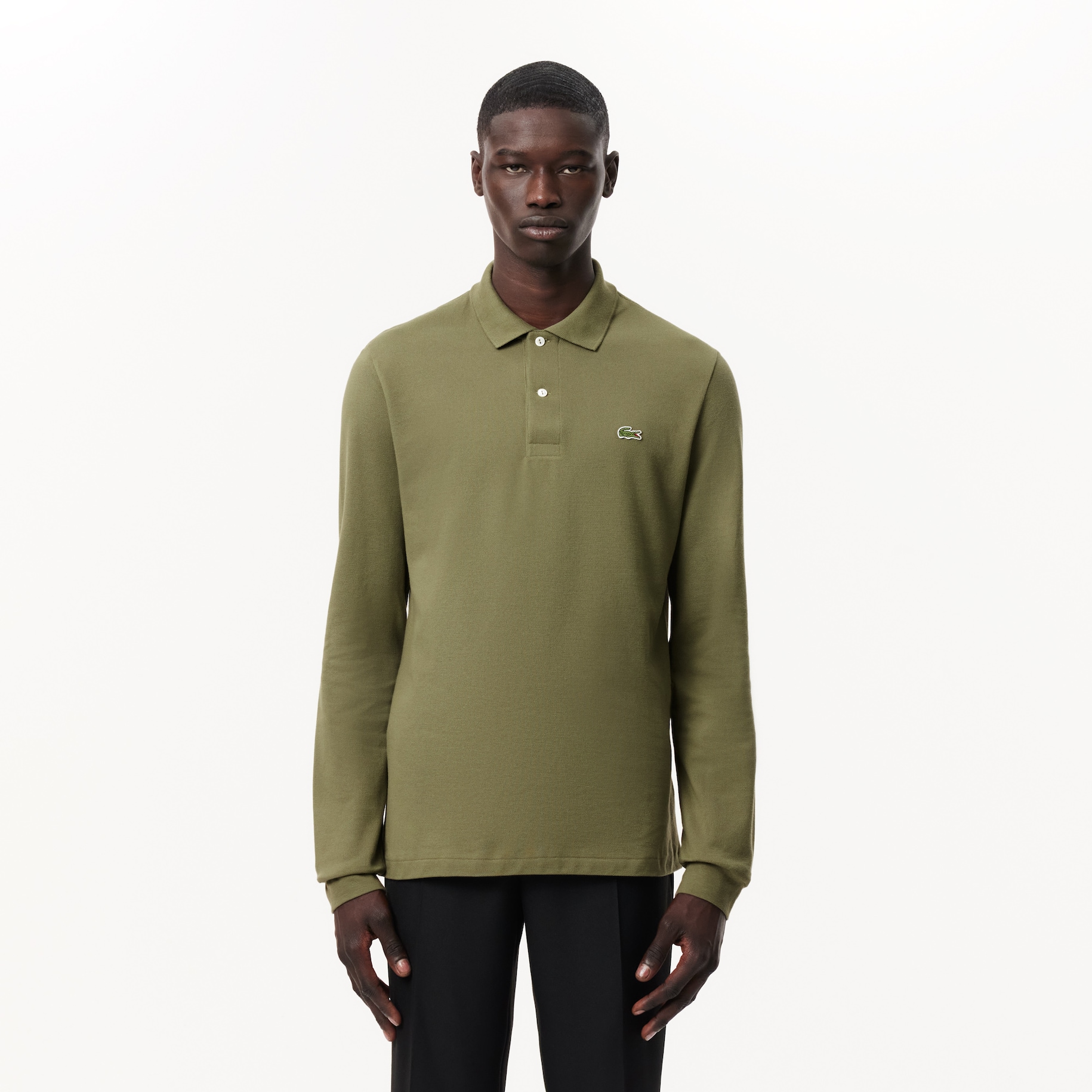 Classic Fit Long Sleeved L.12.12 Polo Shirt image number 0