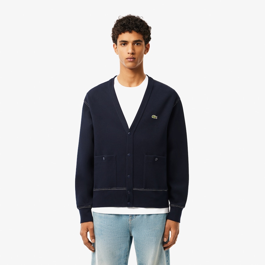 Double Face Piqué Cardigan image number 0