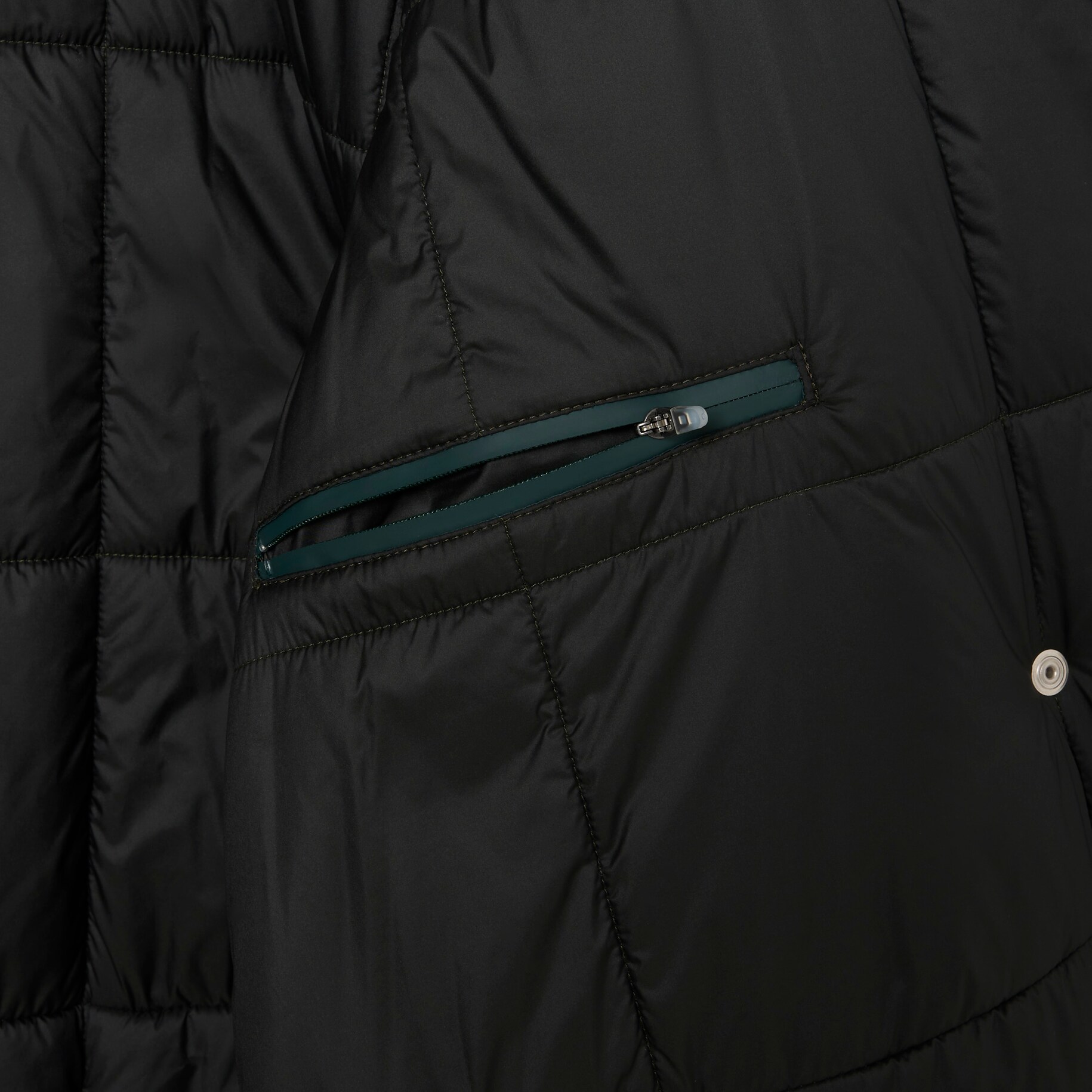 Runway Long Iridescent Puffed Jacket image number 7