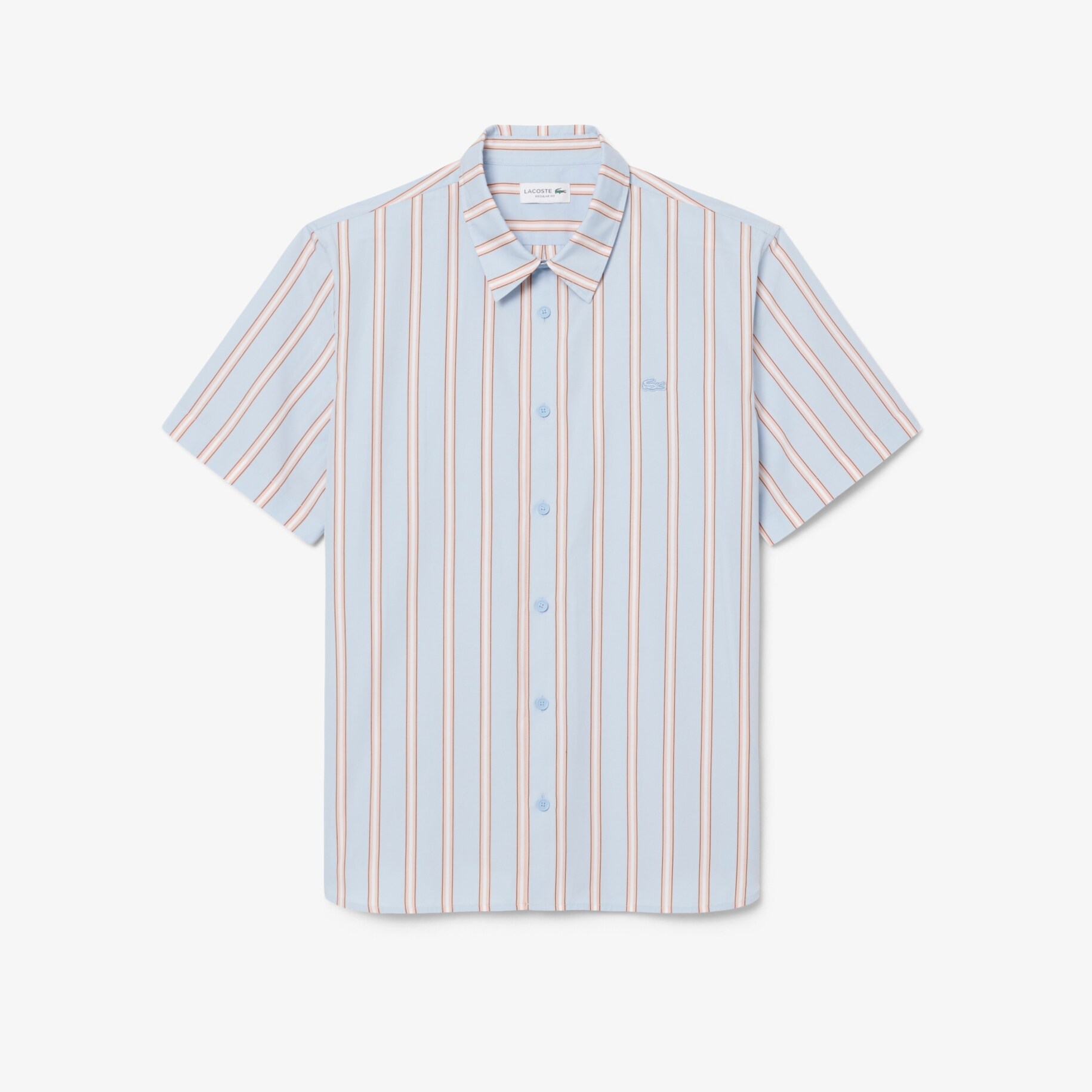 Regular Fit Striped Poplin Shirt image number 0
