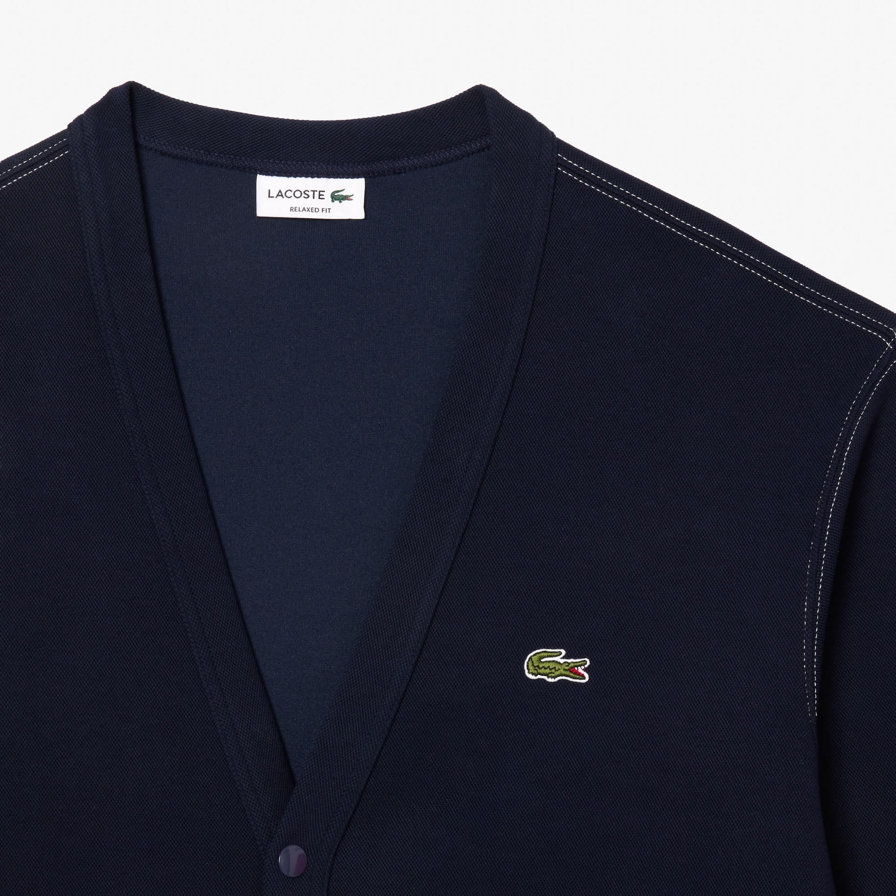 Double Face Piqué Cardigan image number 4