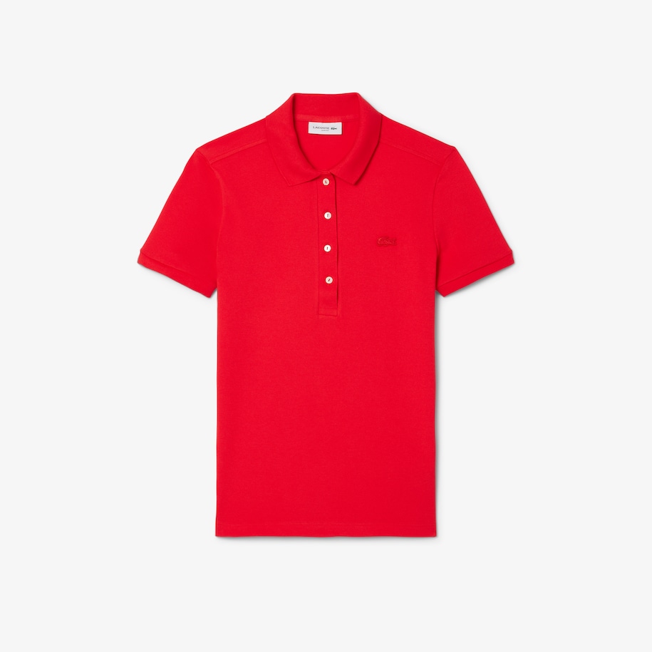 L.12.D Slim Fit Stretch Mini Piqué Polo Shirt image number 3