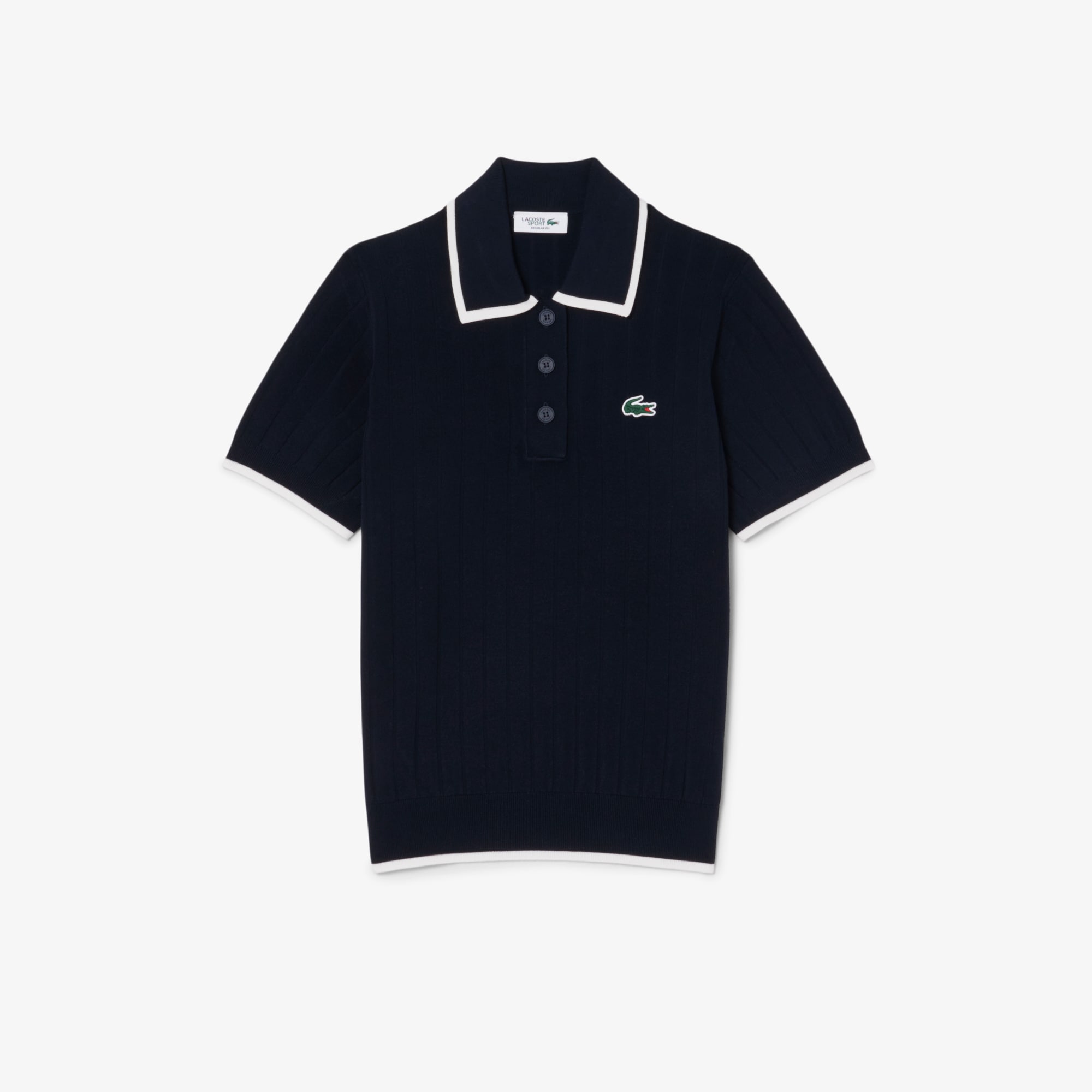 Short Sleeved Polo Collar Golf Sweater image number 3