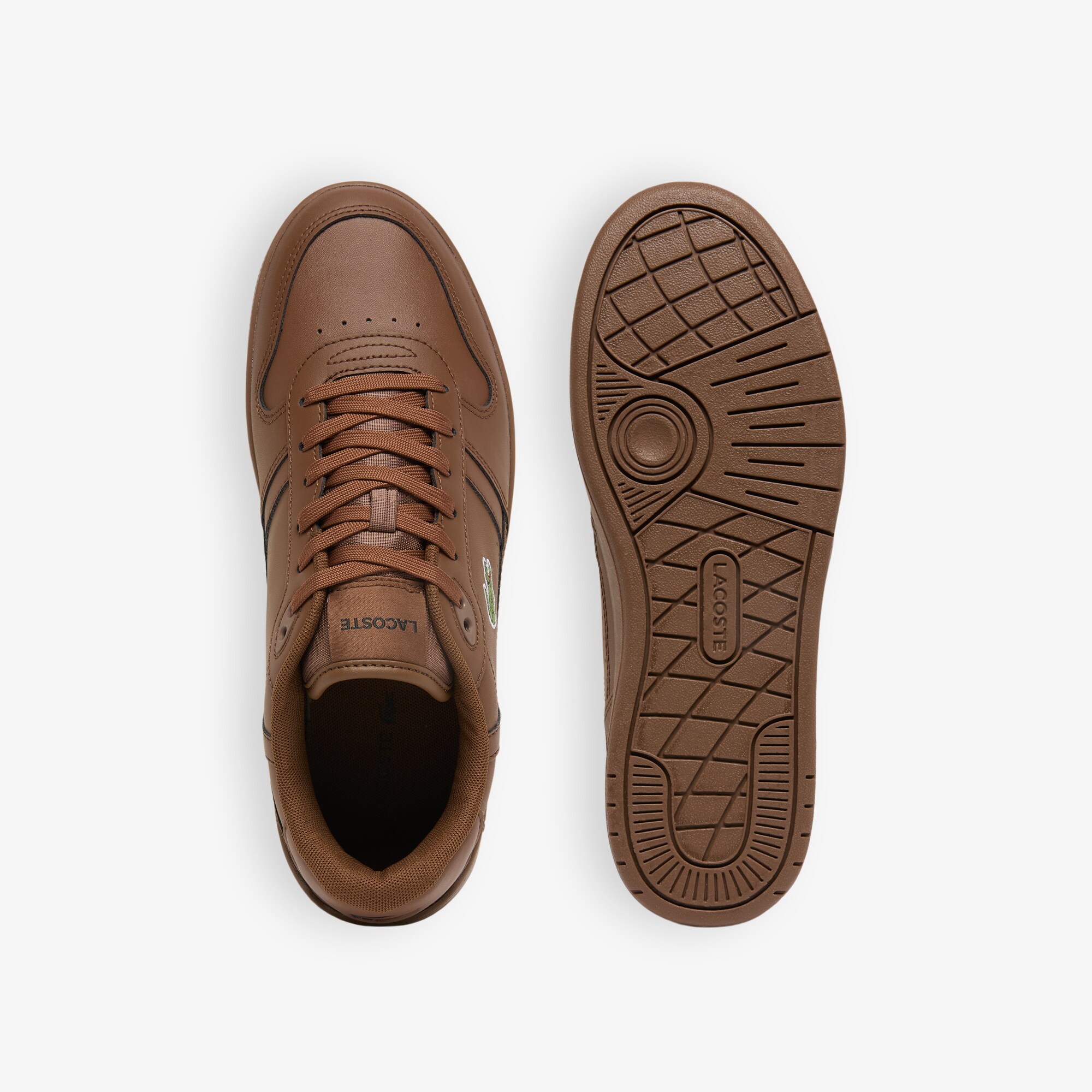 Men's T-Clip Set Leather Sneakers image number 3