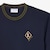 French Made Badge Accent Striped T-shirt image number 4