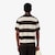 Short Sleeved Striped Polo Collar Sweater image number 2