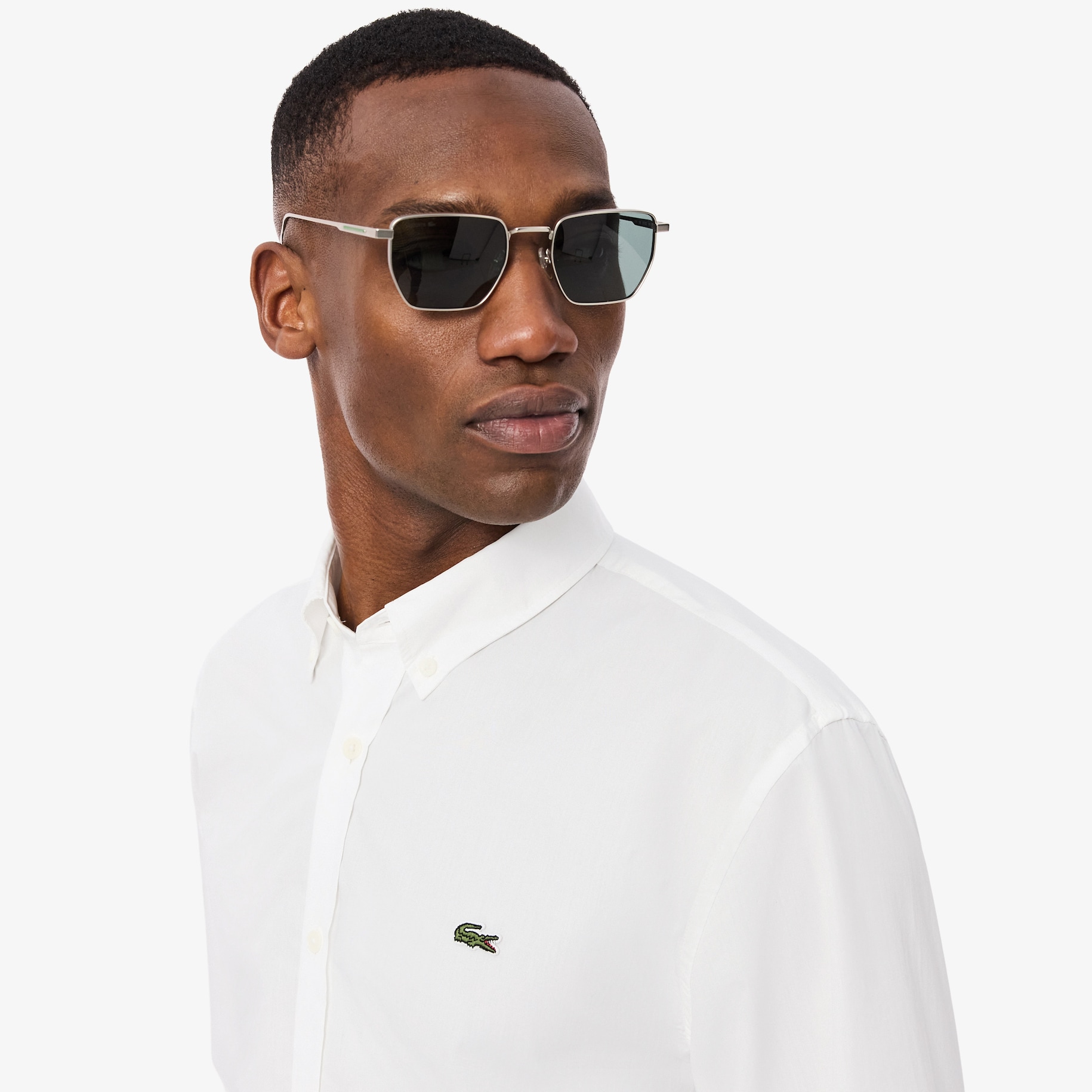Regular Fit Stretch Poplin Shirt image number 1