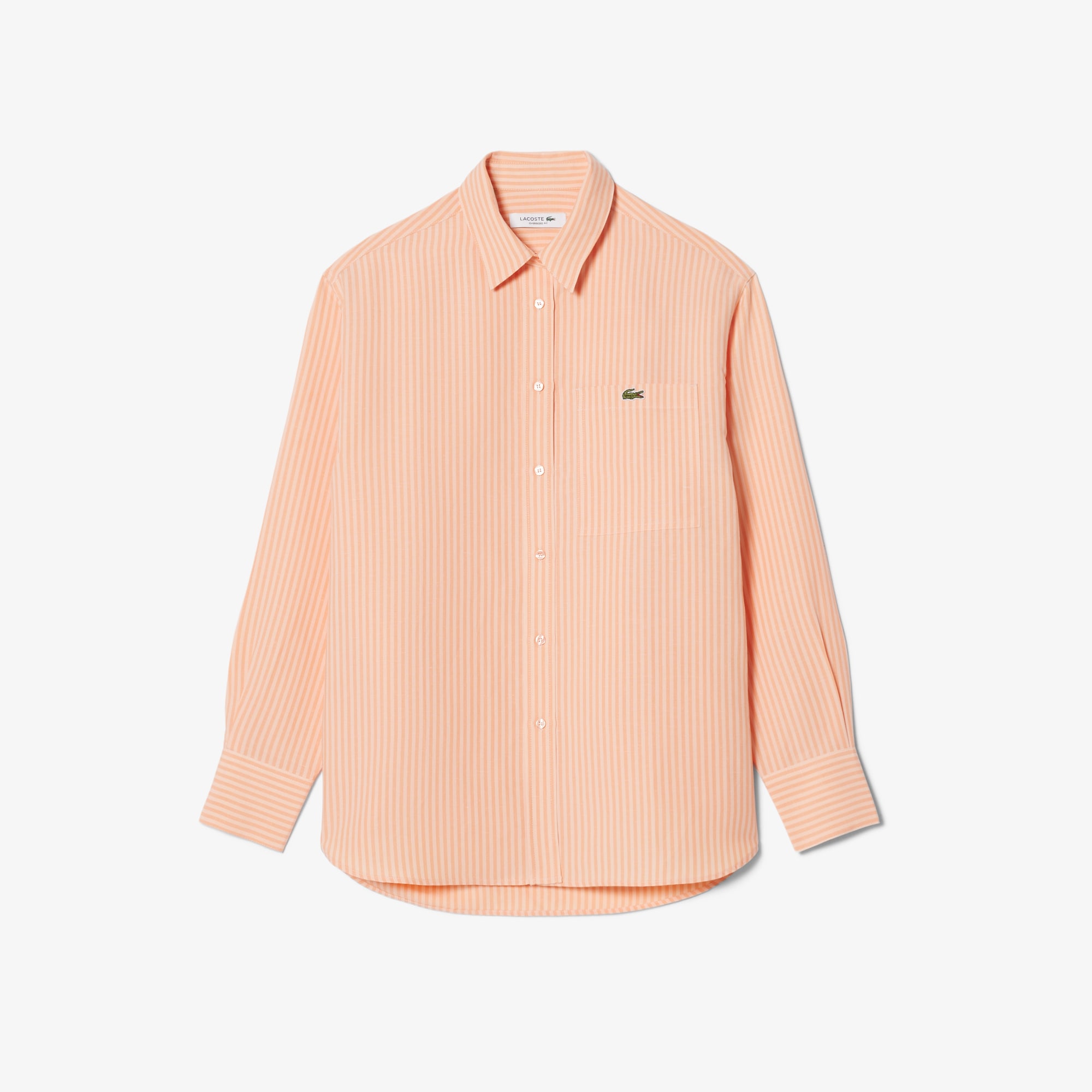 Oversized Linen Blend Shirt image number 3
