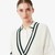 Badge Accent Wool Blend Golf Cardigan image number 1