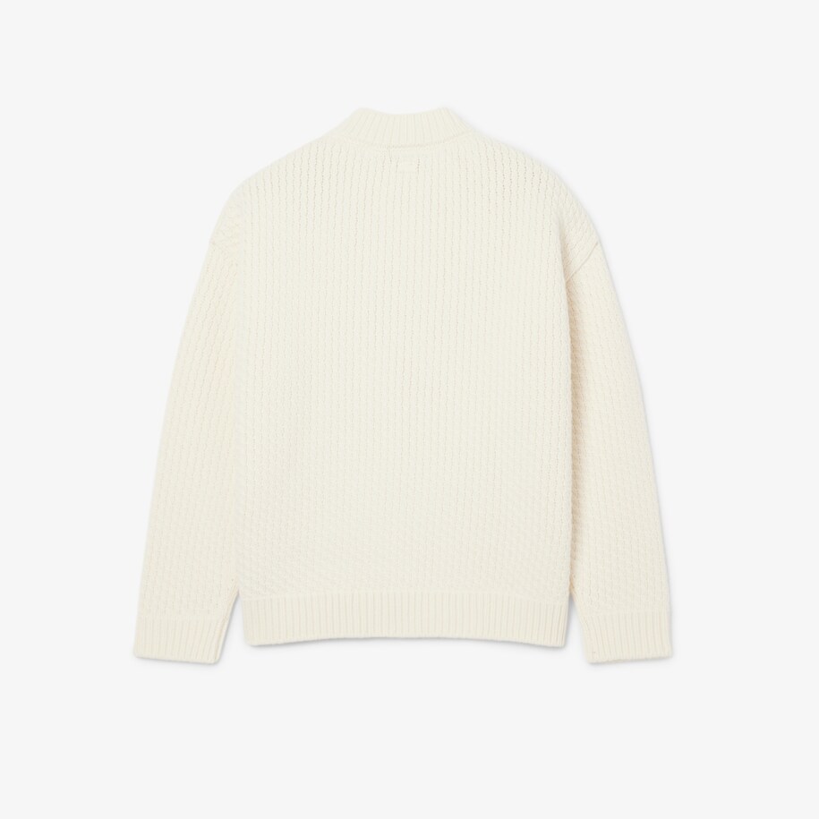 Runway Embroidered Badge Wool Sweater image number 4