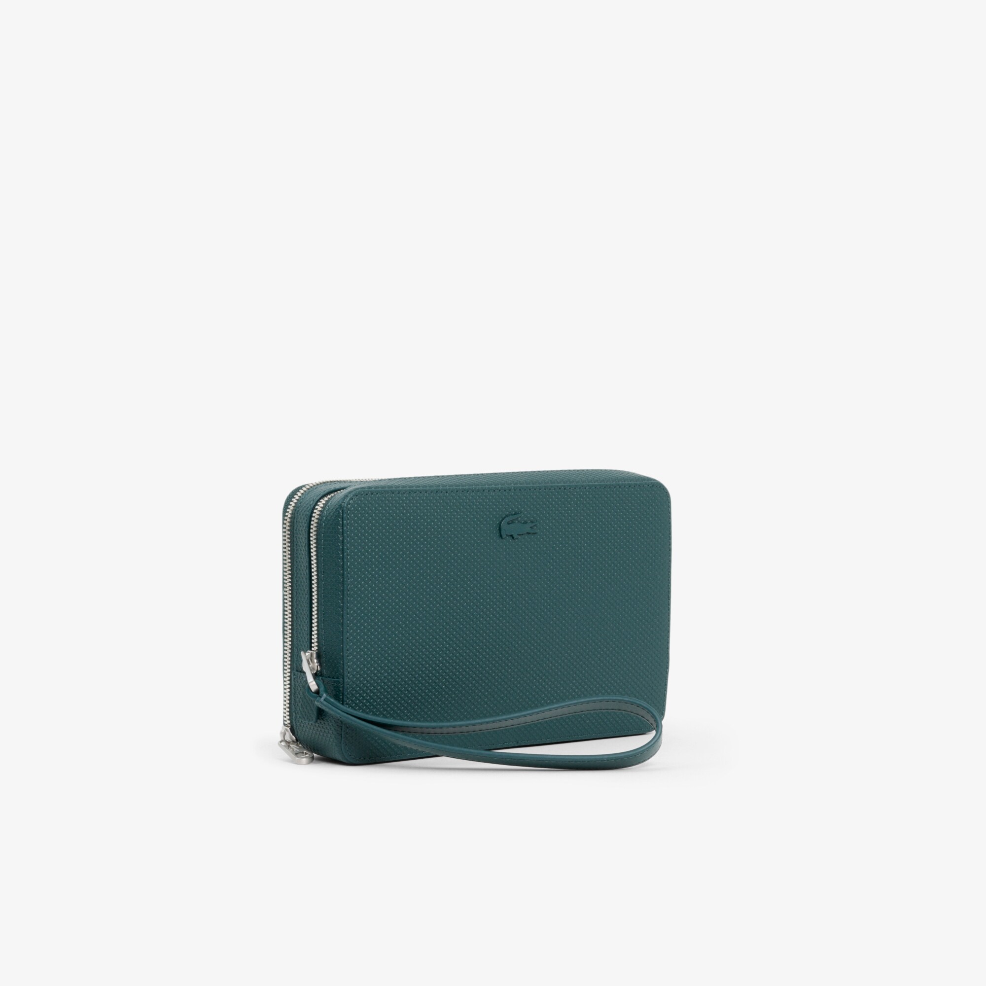 Men's Chantaco Piqu&eacute; Leather Zip Pouch image number 2