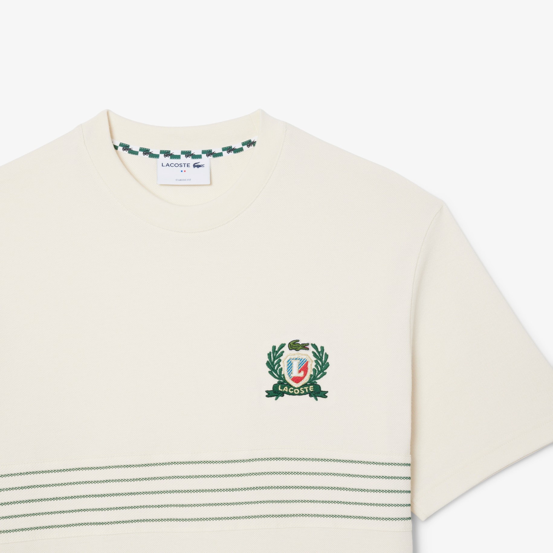 Embroidered Badge Piqué T-shirt image number 4