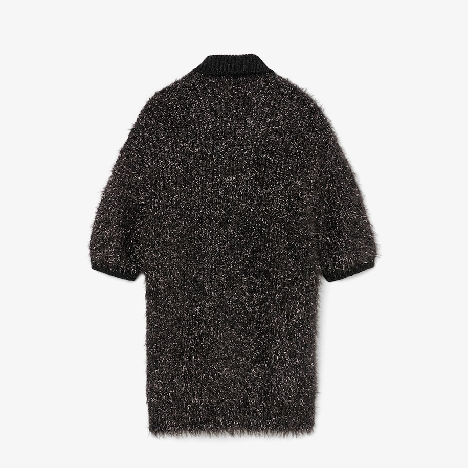 Sweater Lurex Knit Kerah Polo Runway image number 4