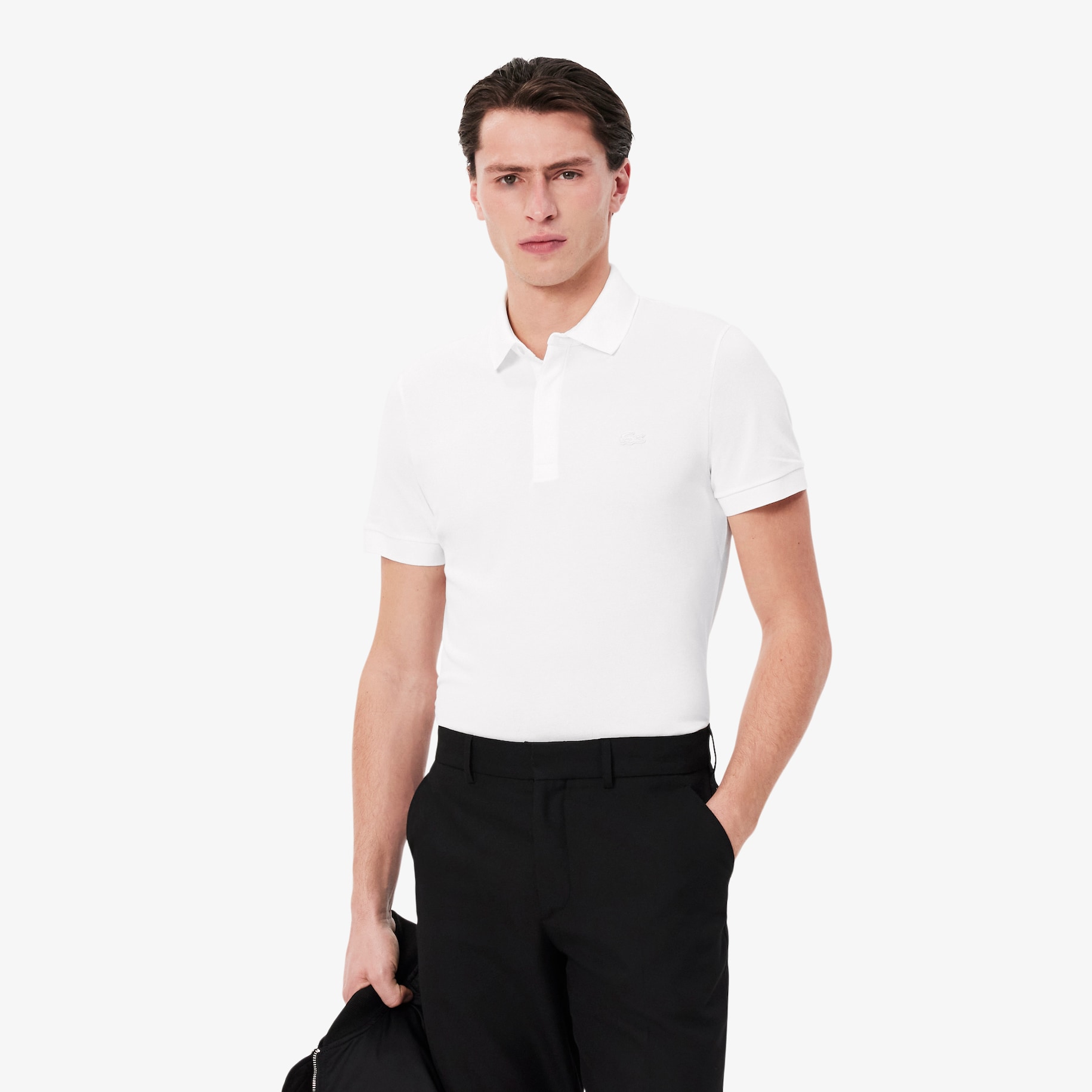 Regular Fit Paris Stretch Piqué Polo Shirt image number 0