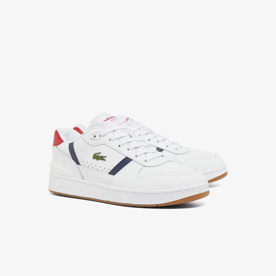 Men's T-Clip Set Leather Sneakers image number 1