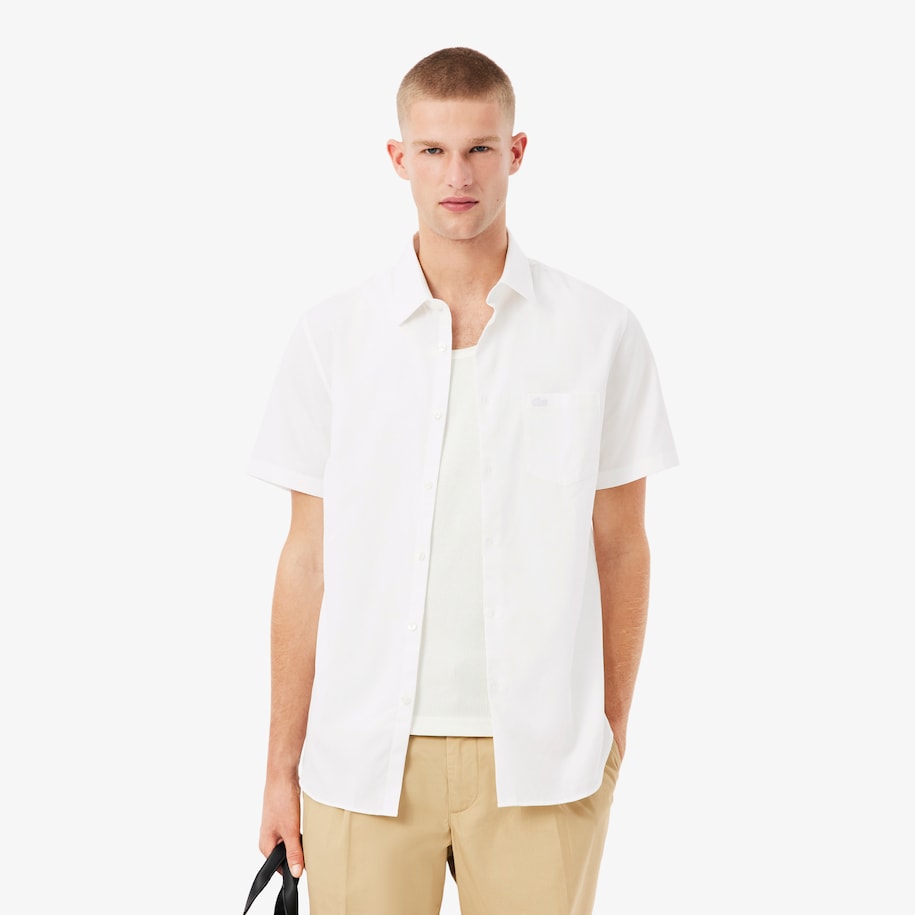 Men's Regular Fit Solid Cotton Shirt image number 0