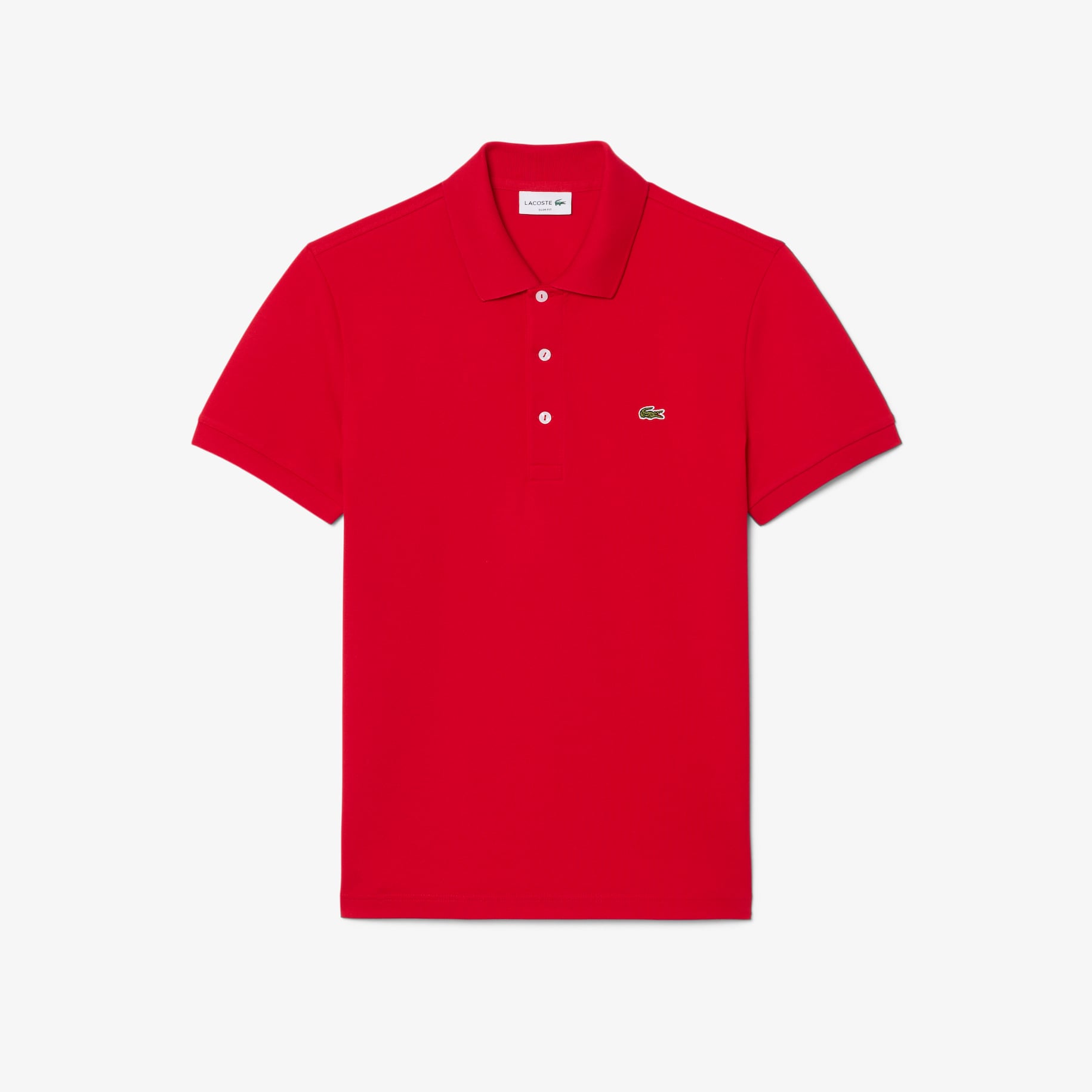 Slim Fit Stretch Piqu&eacute; Polo Shirt image number 0