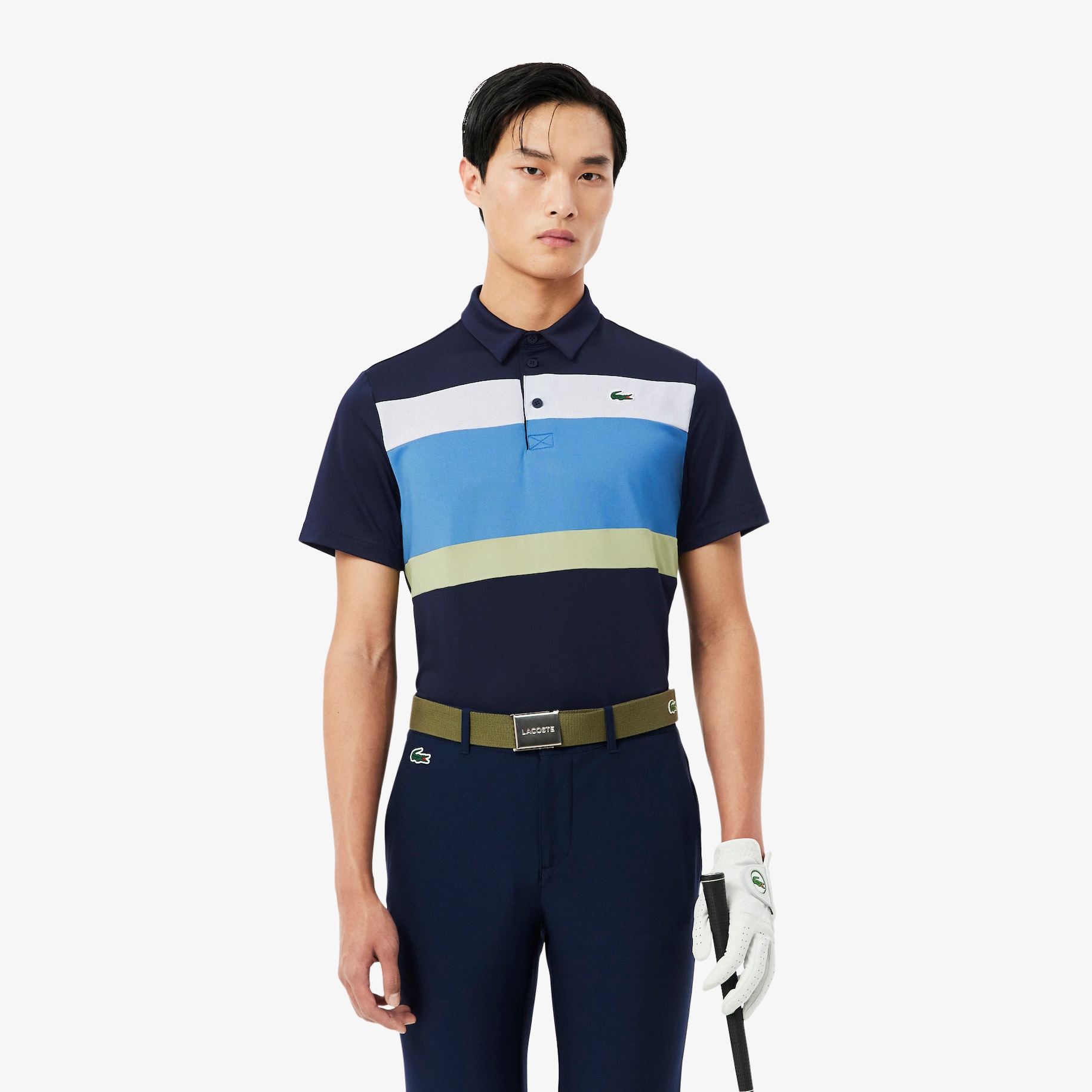 Ultra Dry Stretch Colour-Block Golf Polo Shirt image number 0