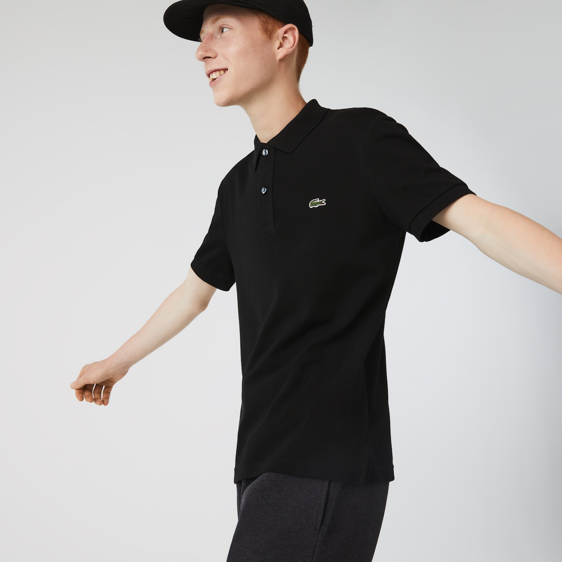 Slim Fit L.12.12 Piqué Polo Shirt image number 3