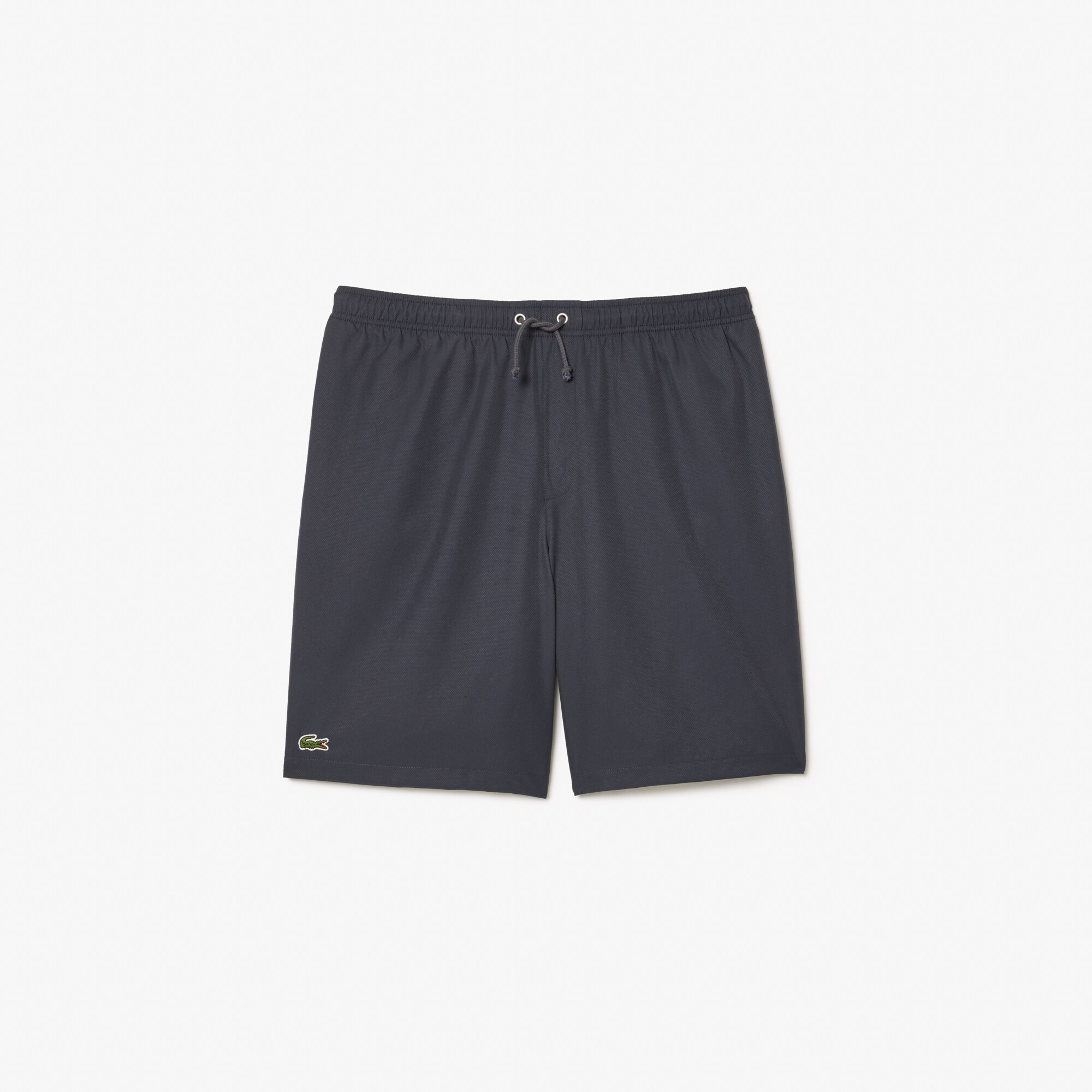 Men's Lacoste SPORT tennis shorts in solid diamond weave taffeta image number 3