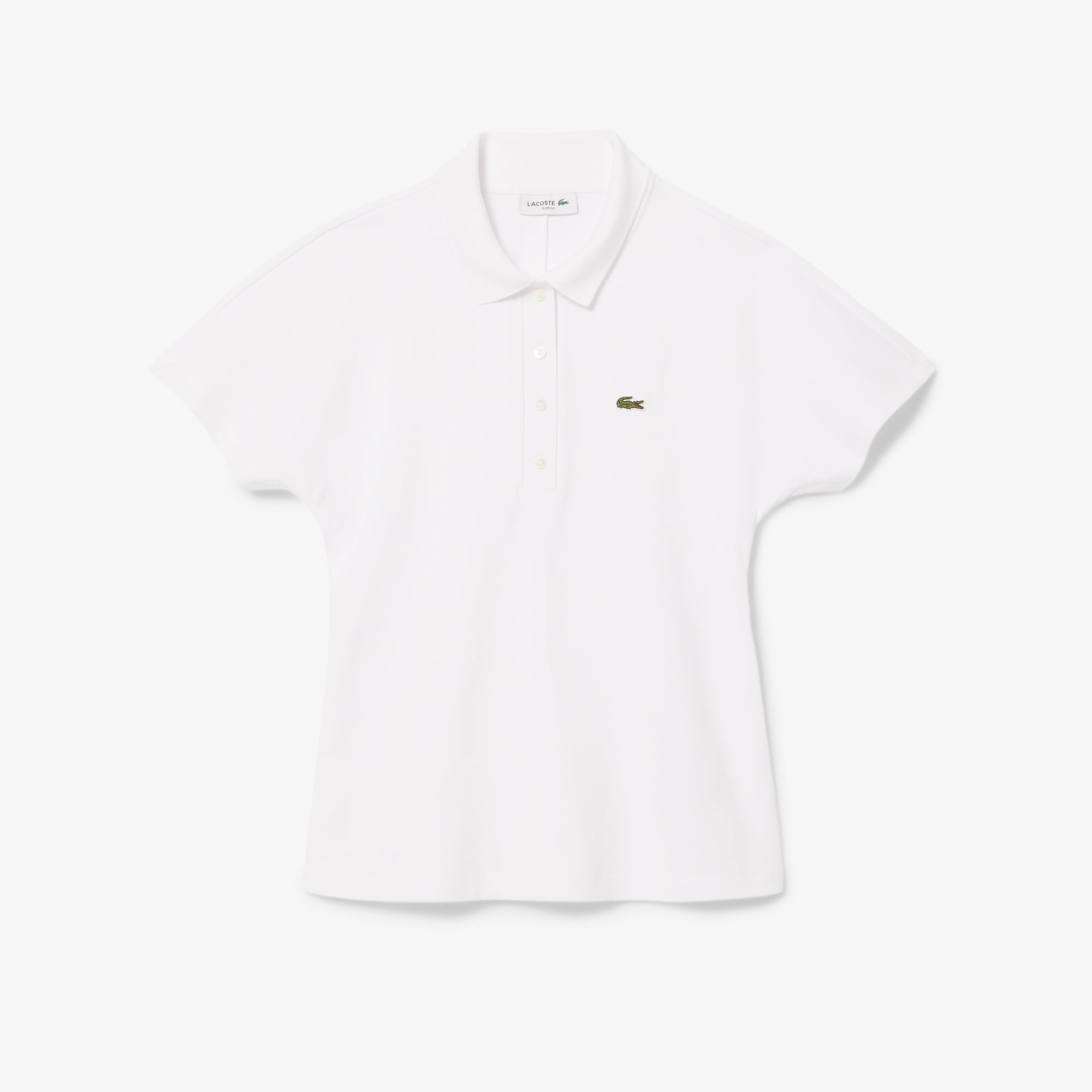 Slim Fit Adjustable Piqué Polo Shirt image number 3