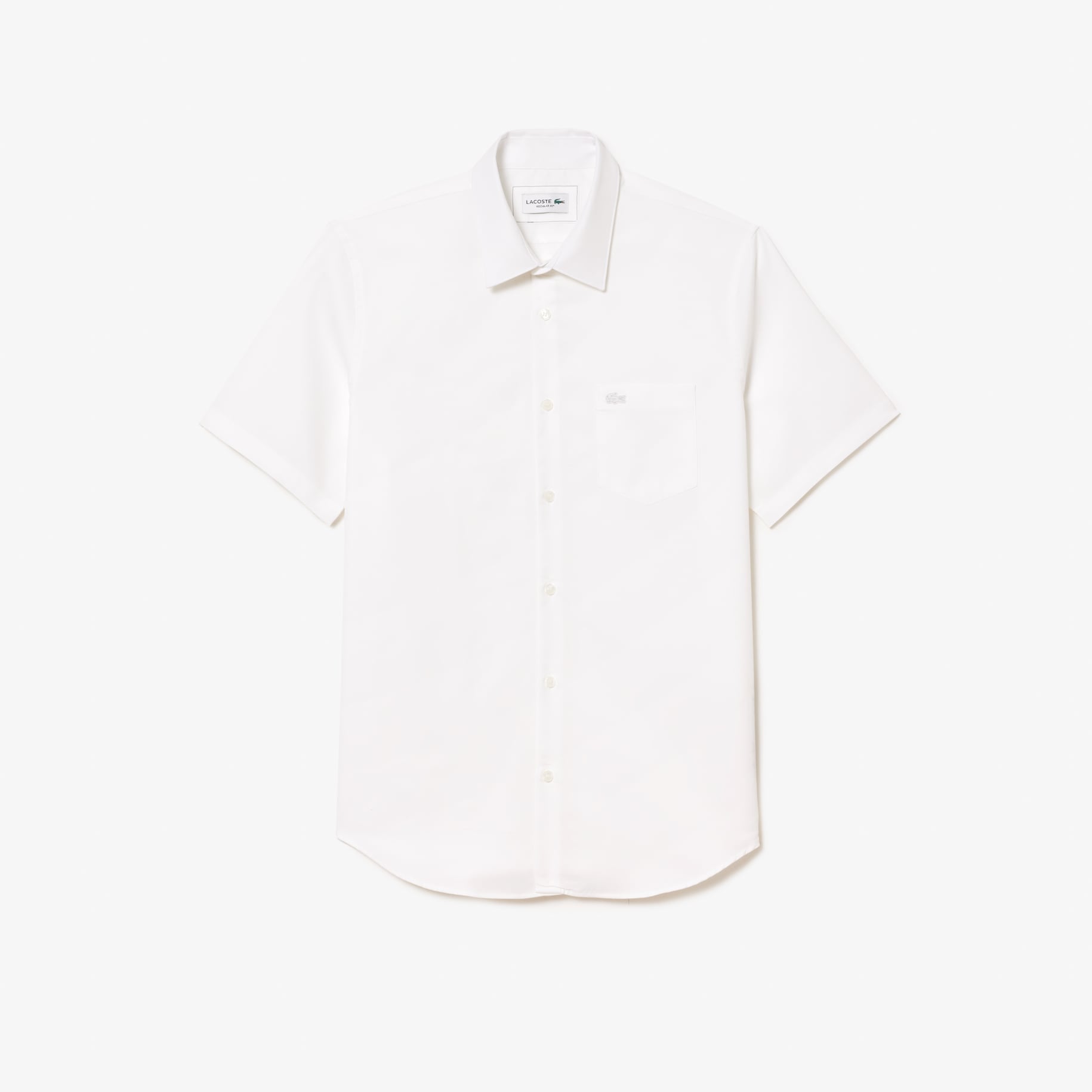 Men's Regular Fit Solid Cotton Shirt image number 4