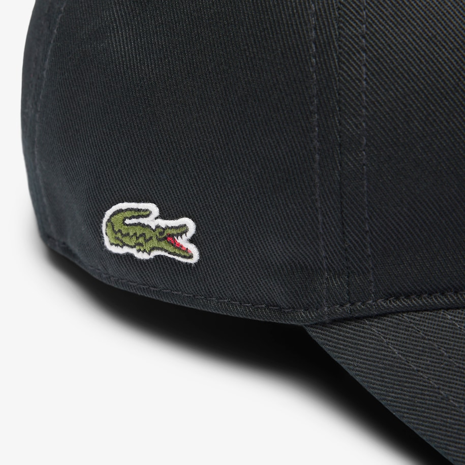 Unisex Lacoste Organic Cotton Twill Cap image number 4