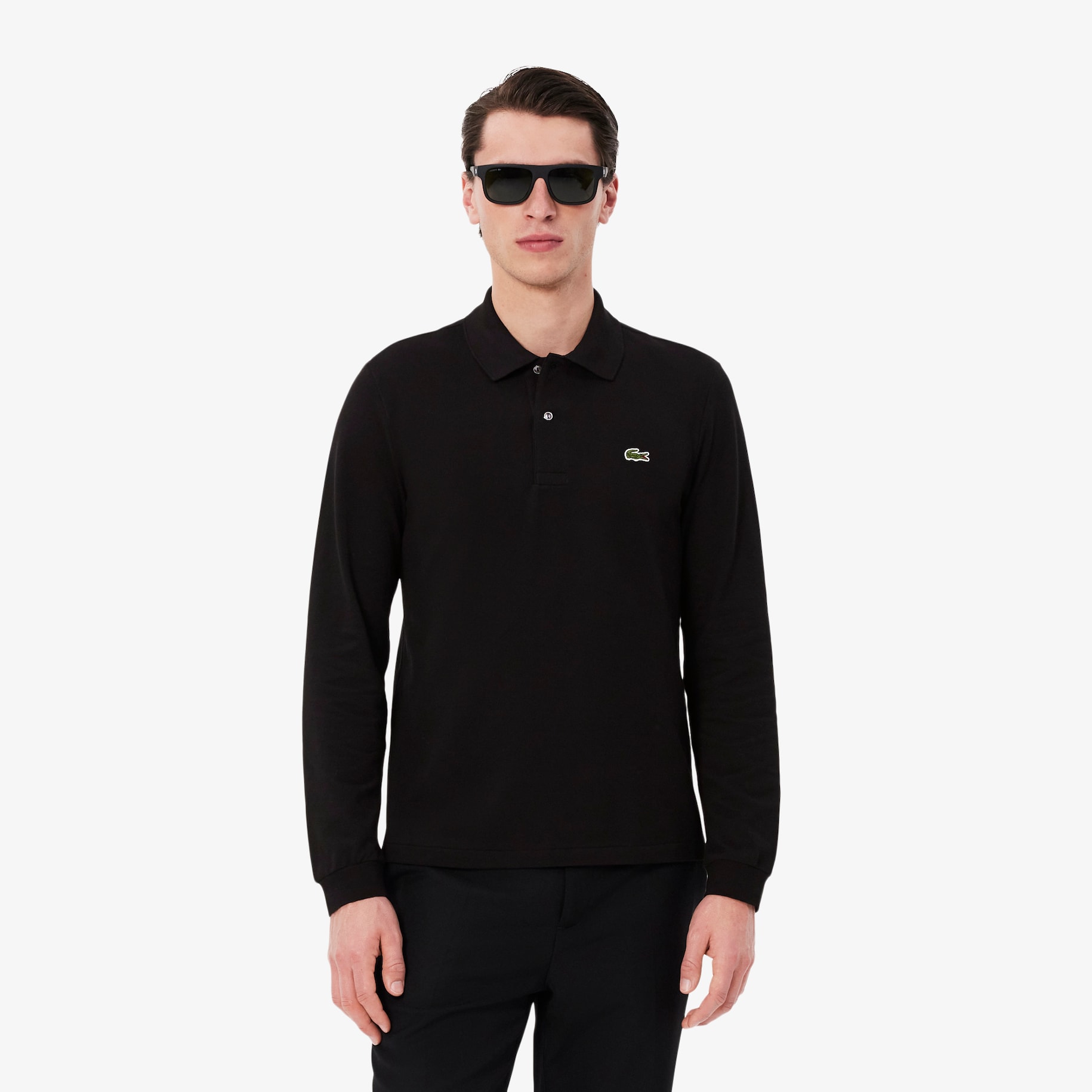Classic Fit Long Sleeved L.12.12 Polo Shirt image number 0