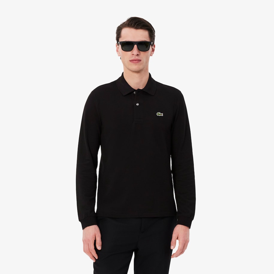 Original L.12.12 Long Sleeve Cotton Polo Shirt image number 0