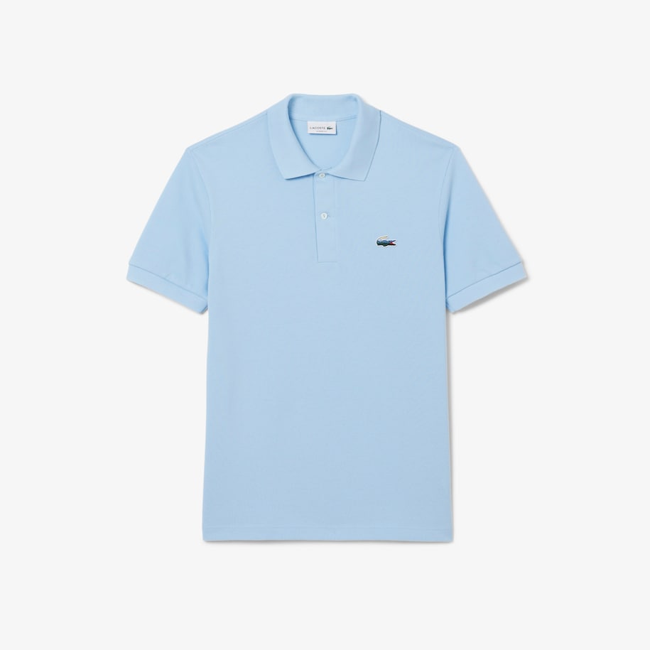 Classic Fit Landscape Crocodile Piqu&eacute; Polo Shirt image number 3