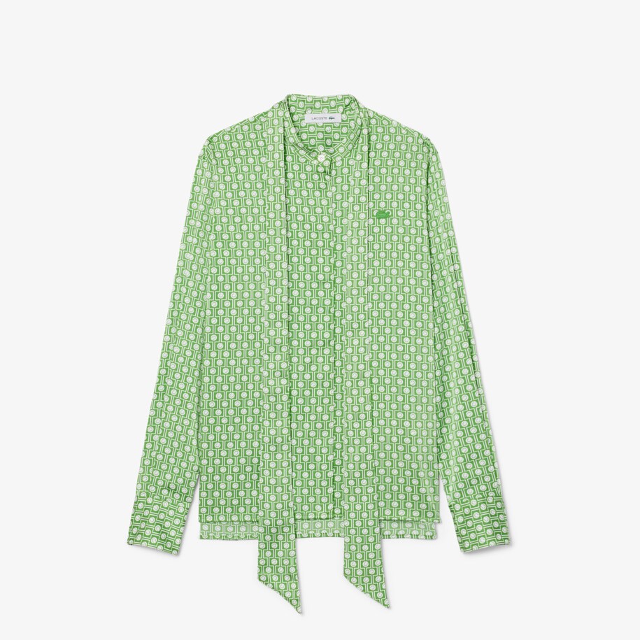 Regular Fit Removable Tie Collar Shirt image number 3