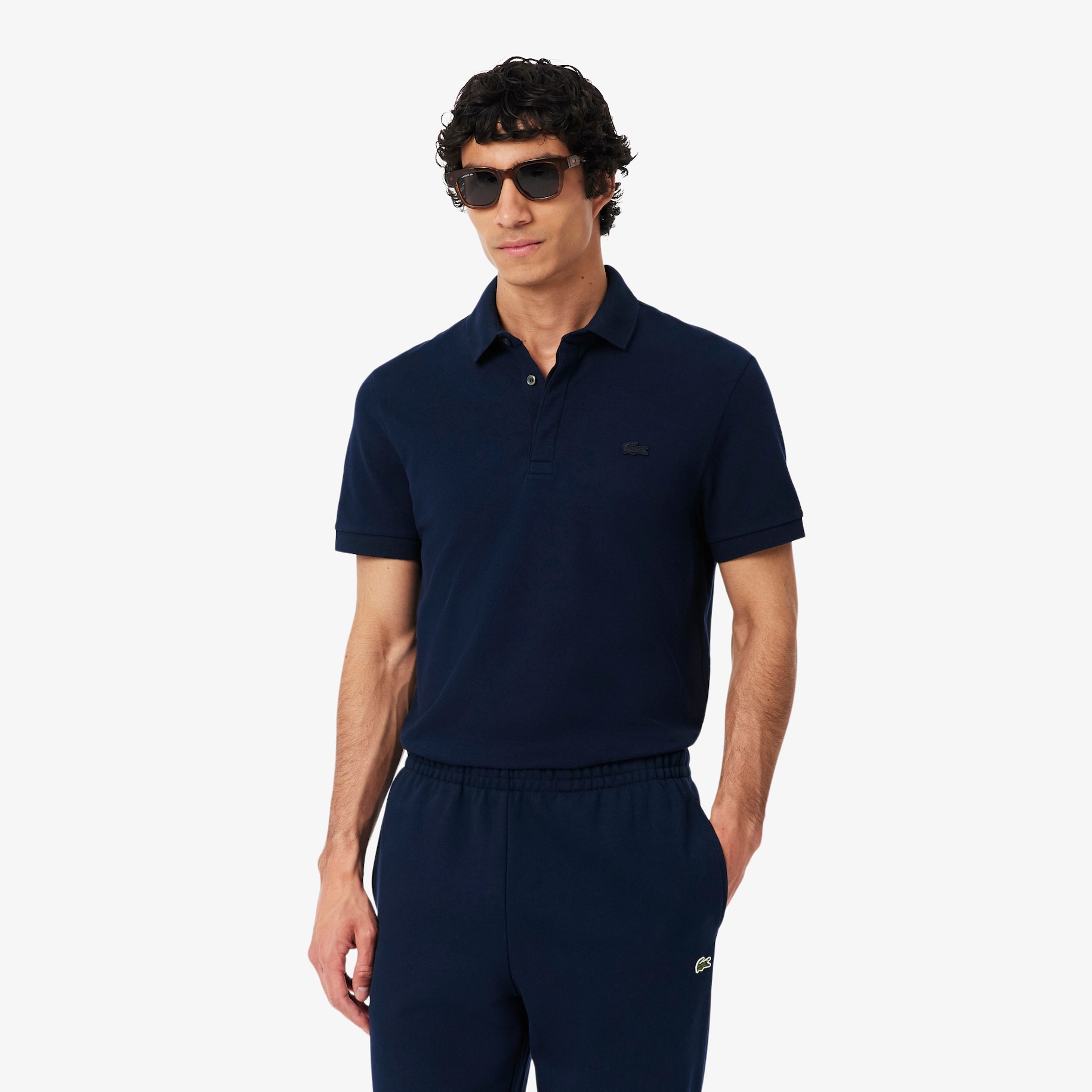 Regular Fit Paris Stretch Piqu&eacute; Polo Shirt image number 0