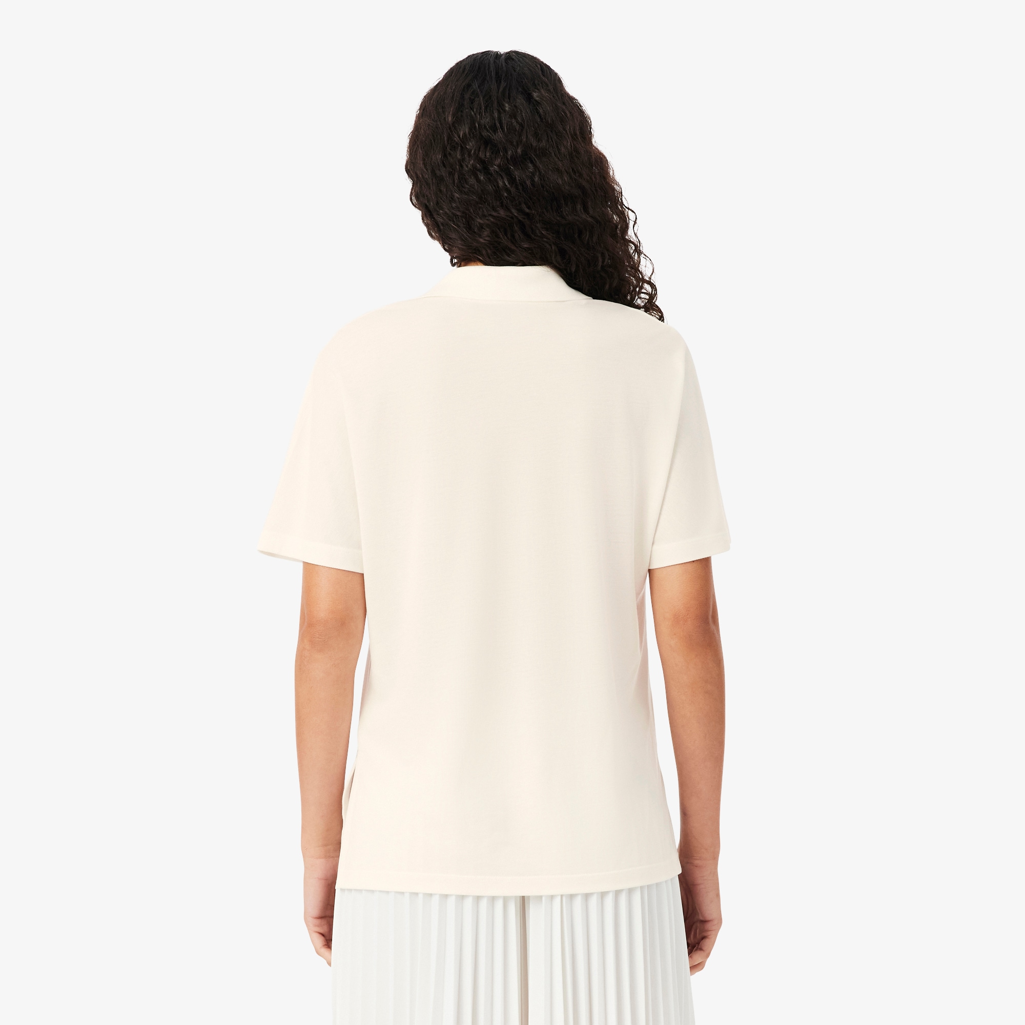 Relaxed Fit Fluid Piqu&eacute; Polo Shirt image number 2