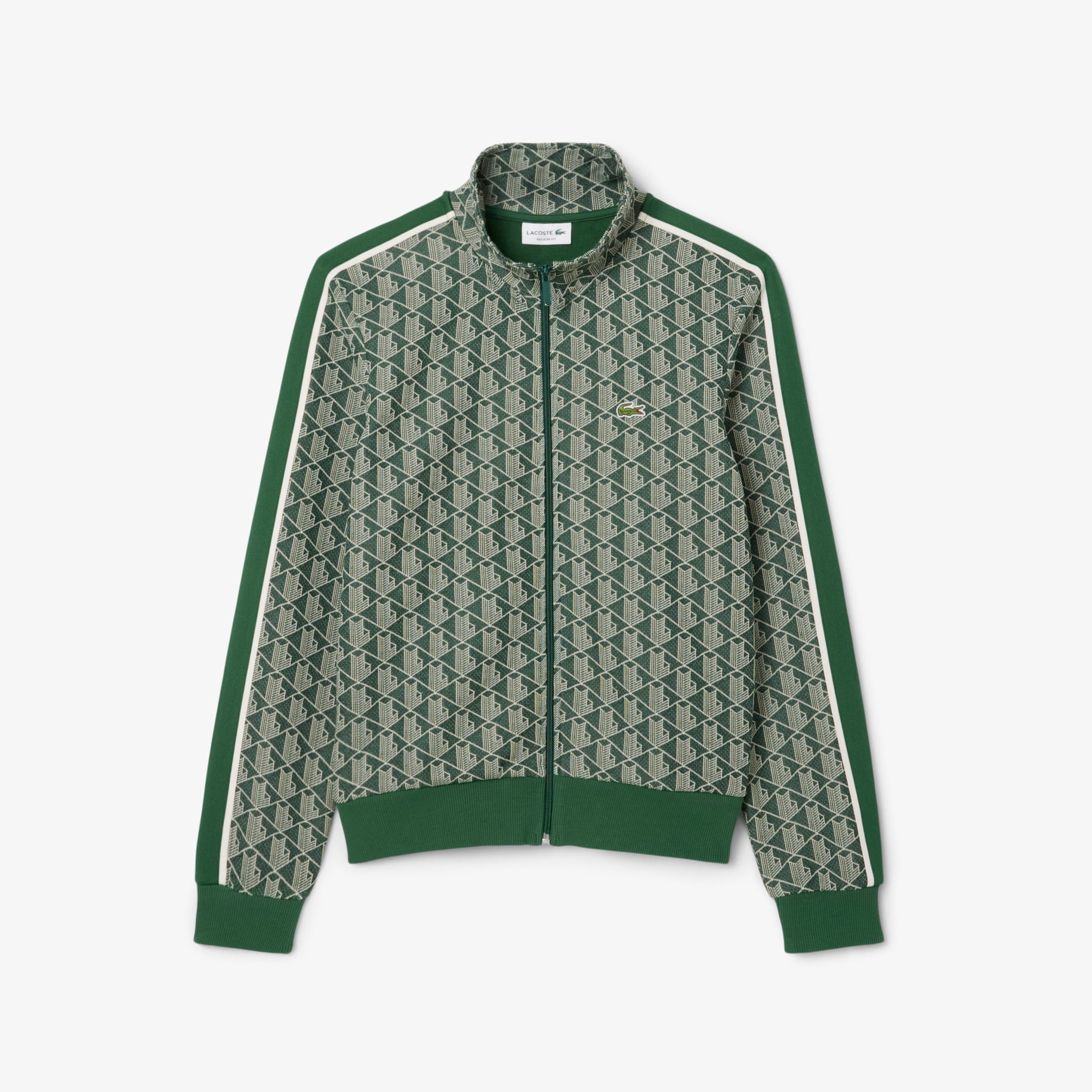 Paris Jacquard Monogram Zipped Sweatshirt image number 3