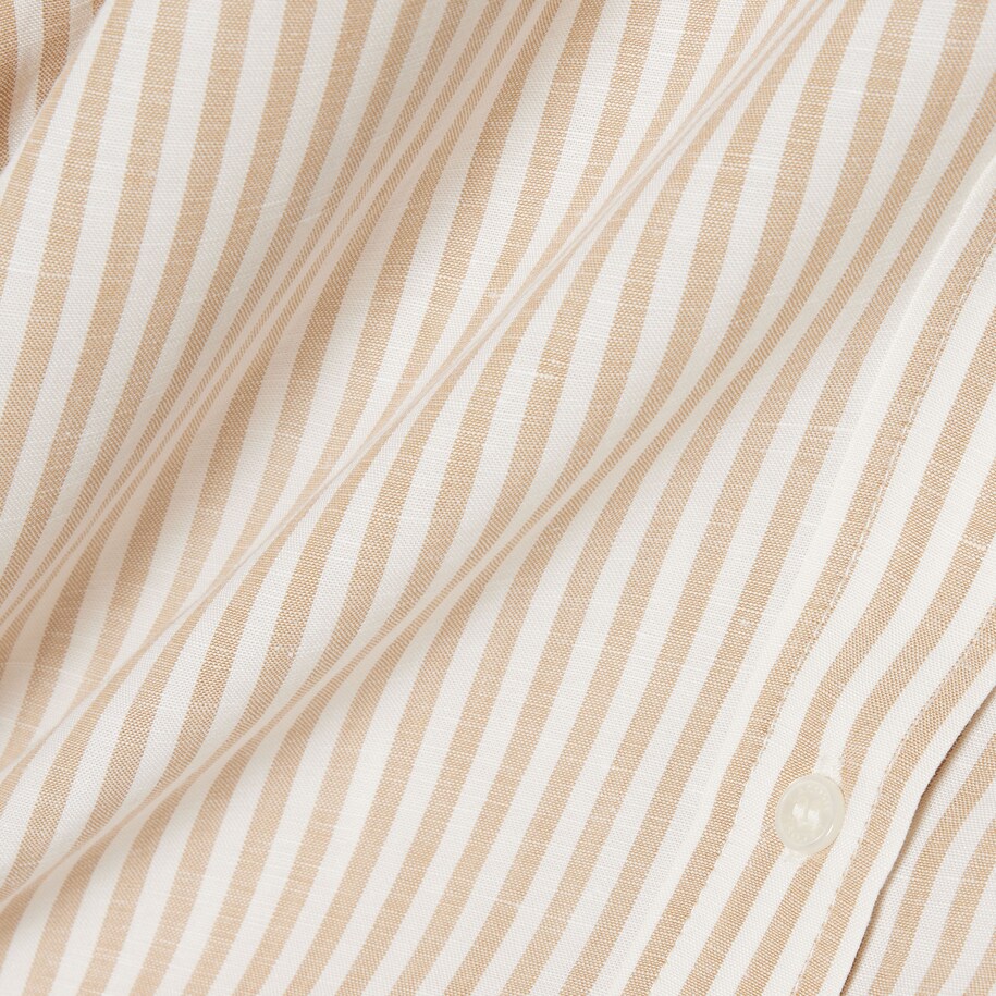 Oversized Linen Blend Shirt image number 6