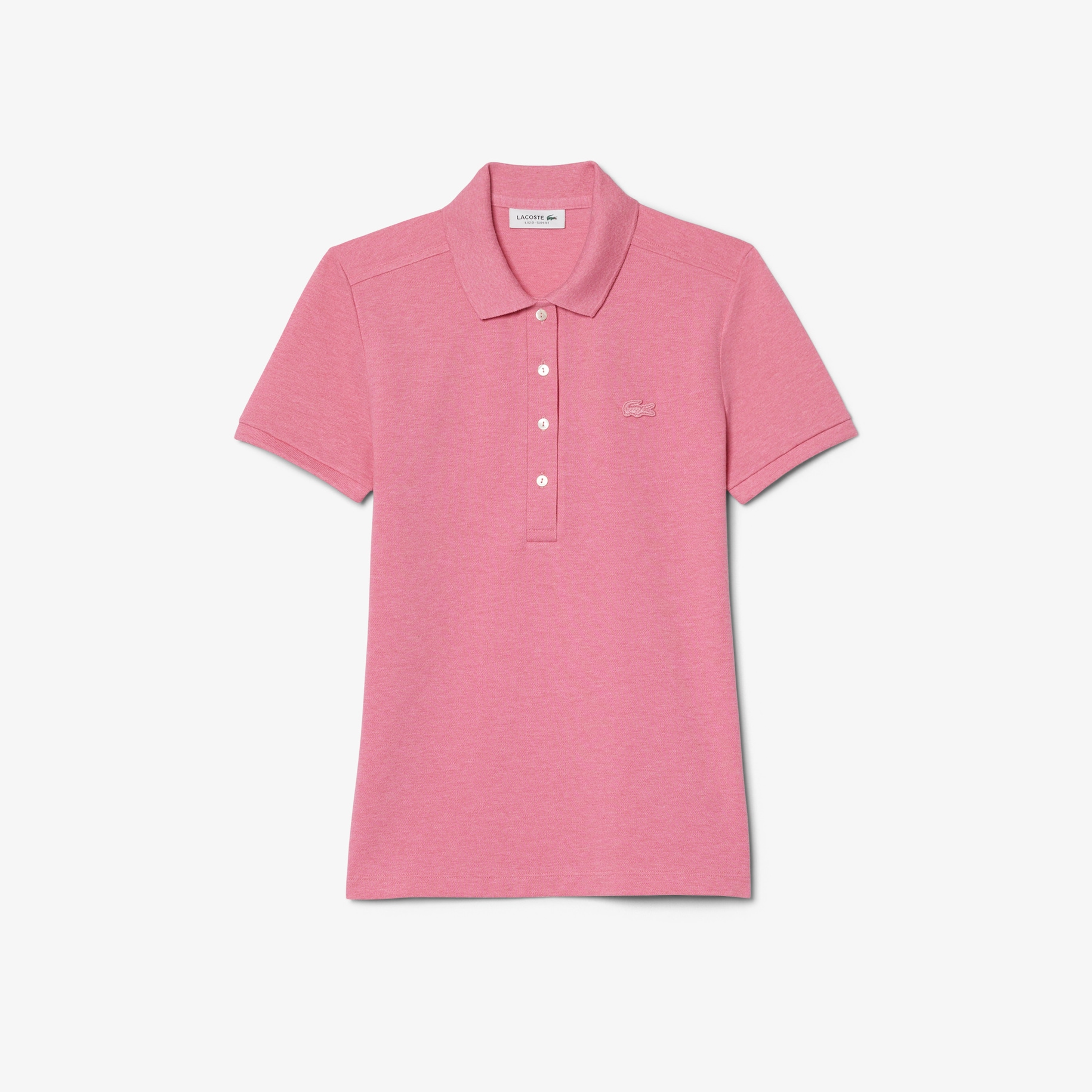 L.12.D Slim Fit Stretch Mini Piqué Polo Shirt image number 0